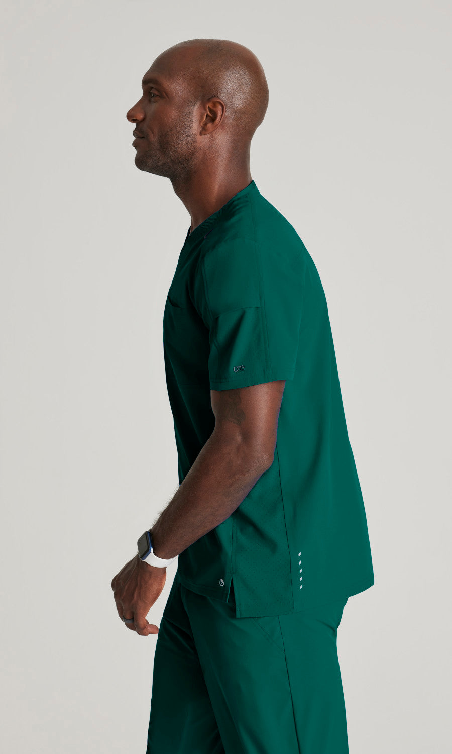 Barco One BOT195 Velocity Scrub Top Hunter Green