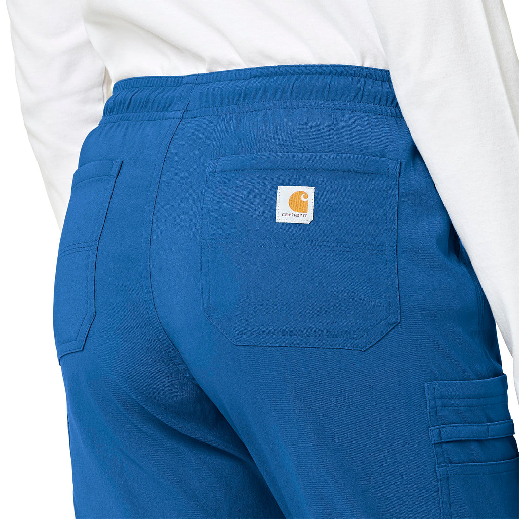 Rugged Flex Peak C52137 Cargo Jogger Scrub Pants Royal
