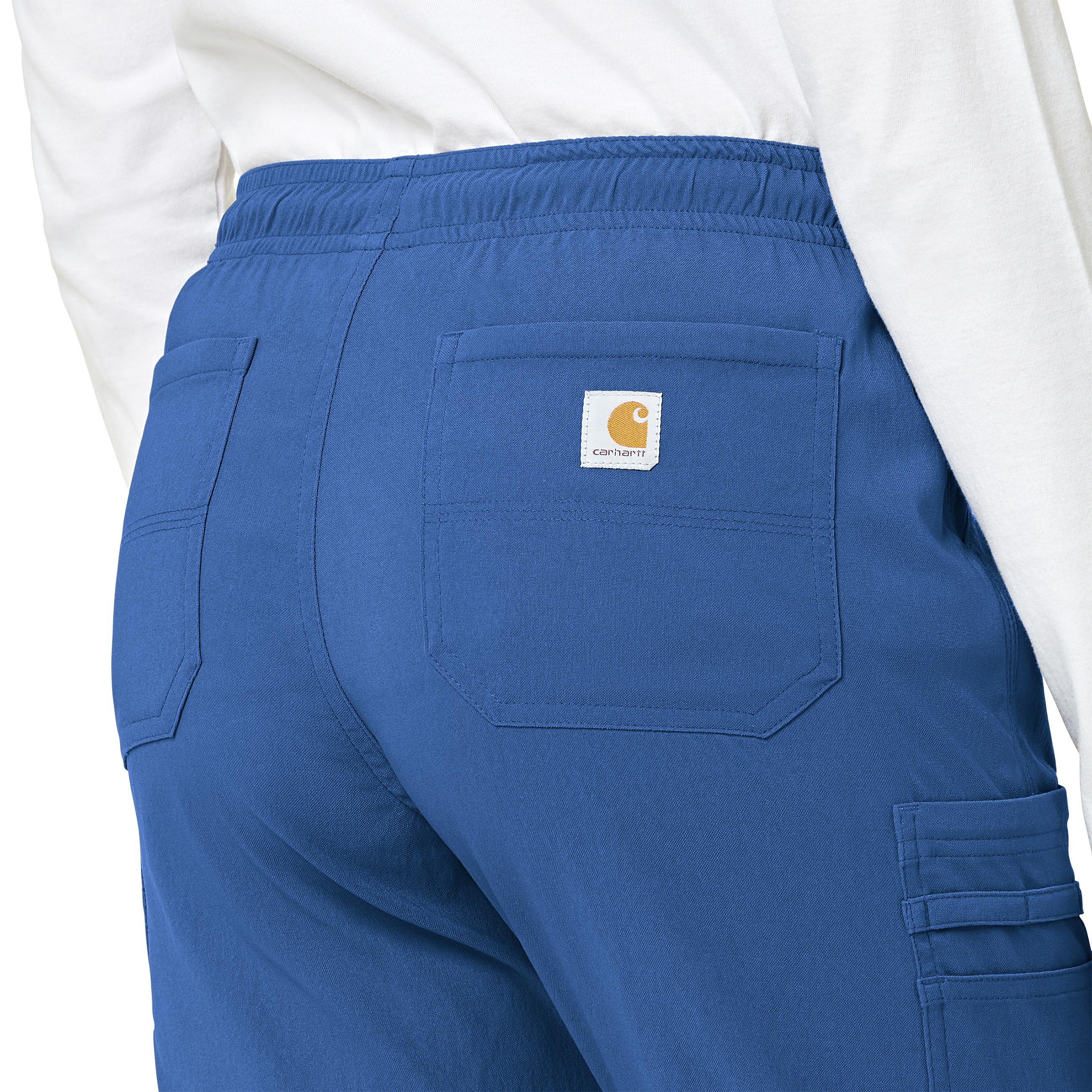 Rugged Flex Peak C52137 Cargo Jogger Scrub Pants Royal