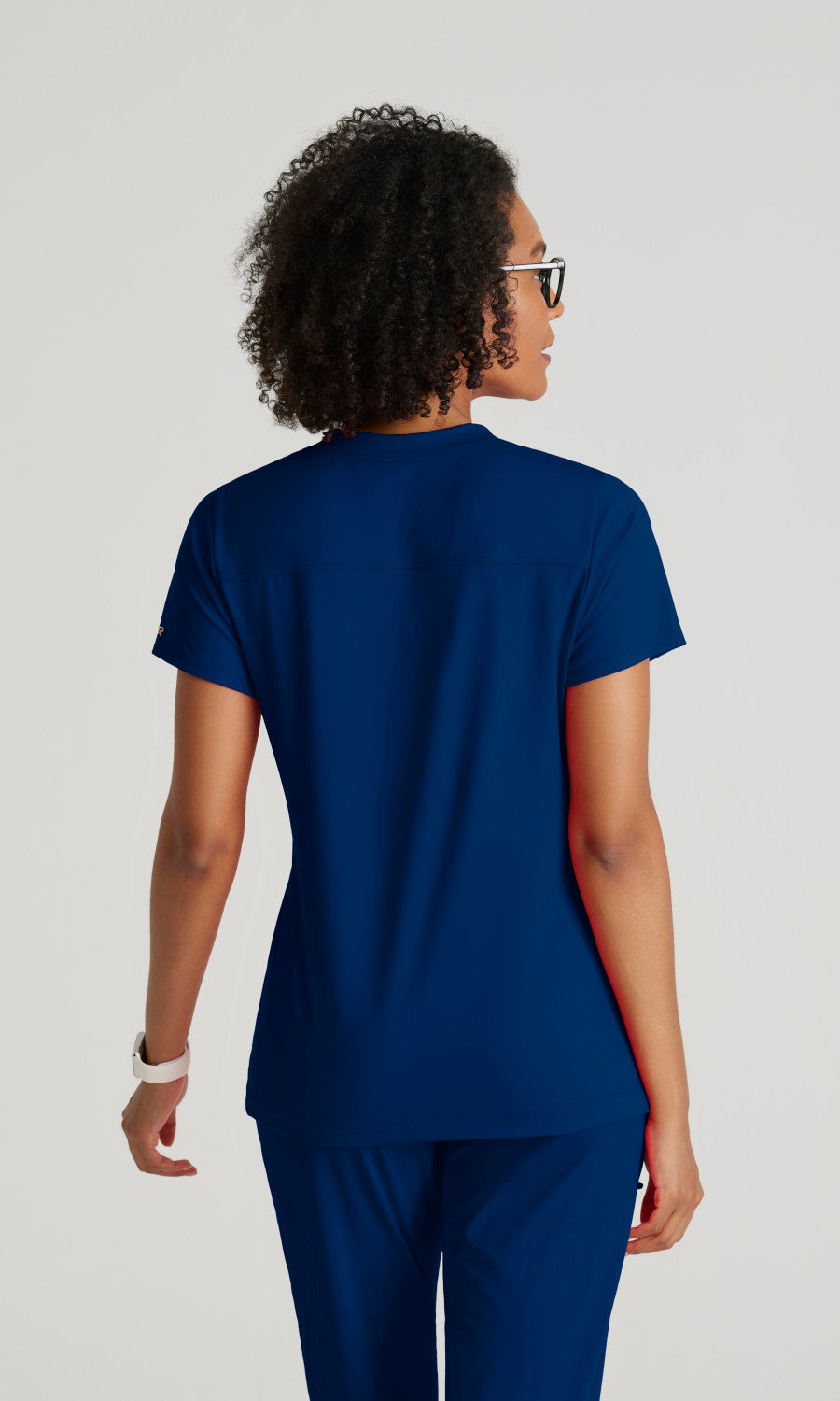 Barco One Performance Knits BOT209 Victory Knit Scrub Top Indigo