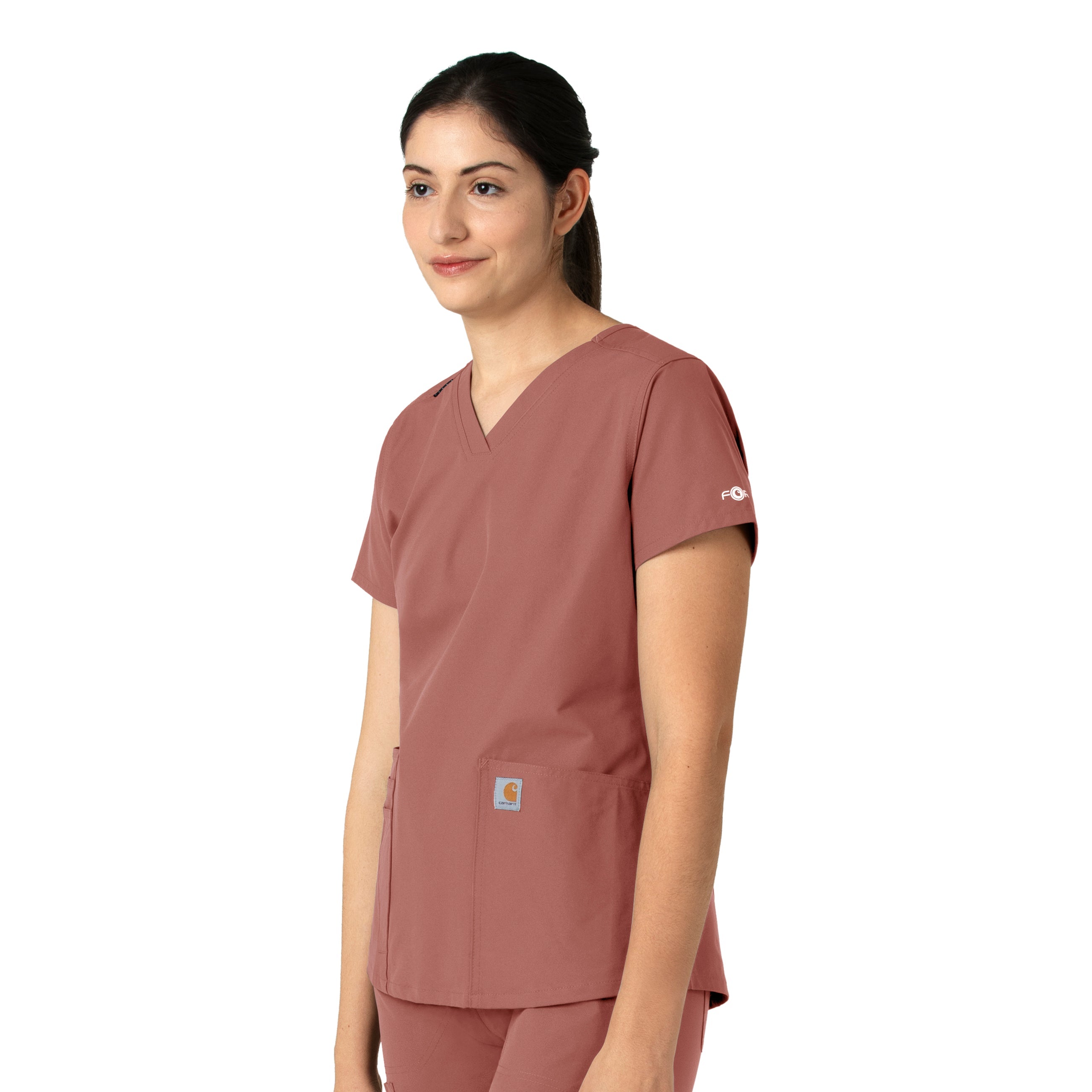 Force Essentials C12113 V-Neck Scrub Top Wildrose