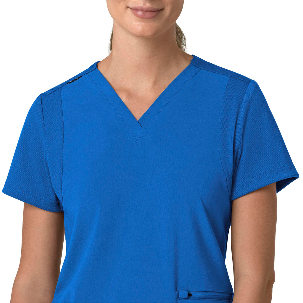 Force Cross-Flex C13210 Flex Panel V-Neck Scrub Top Royal