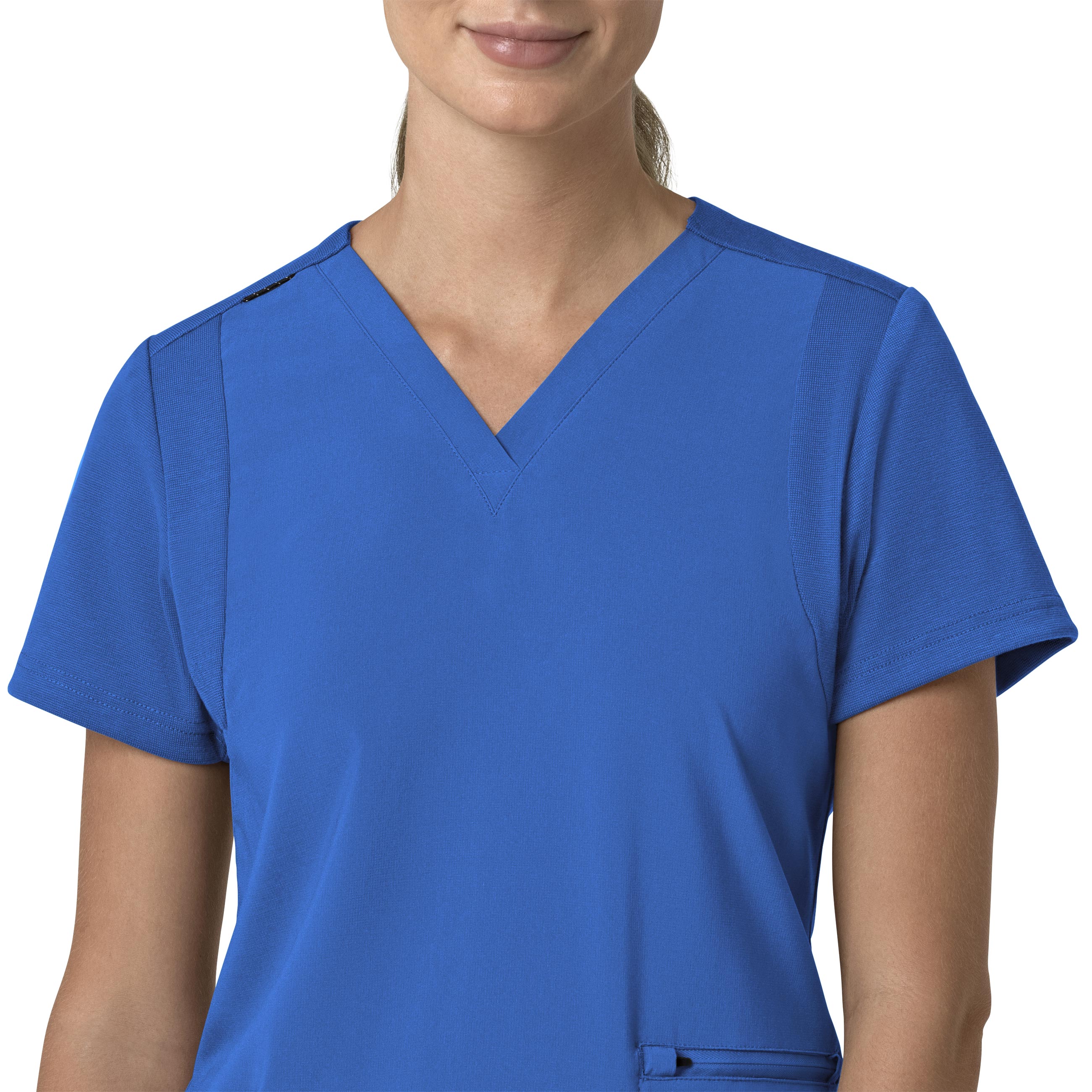 Force Cross-Flex C13210 Flex Panel V-Neck Scrub Top Royal