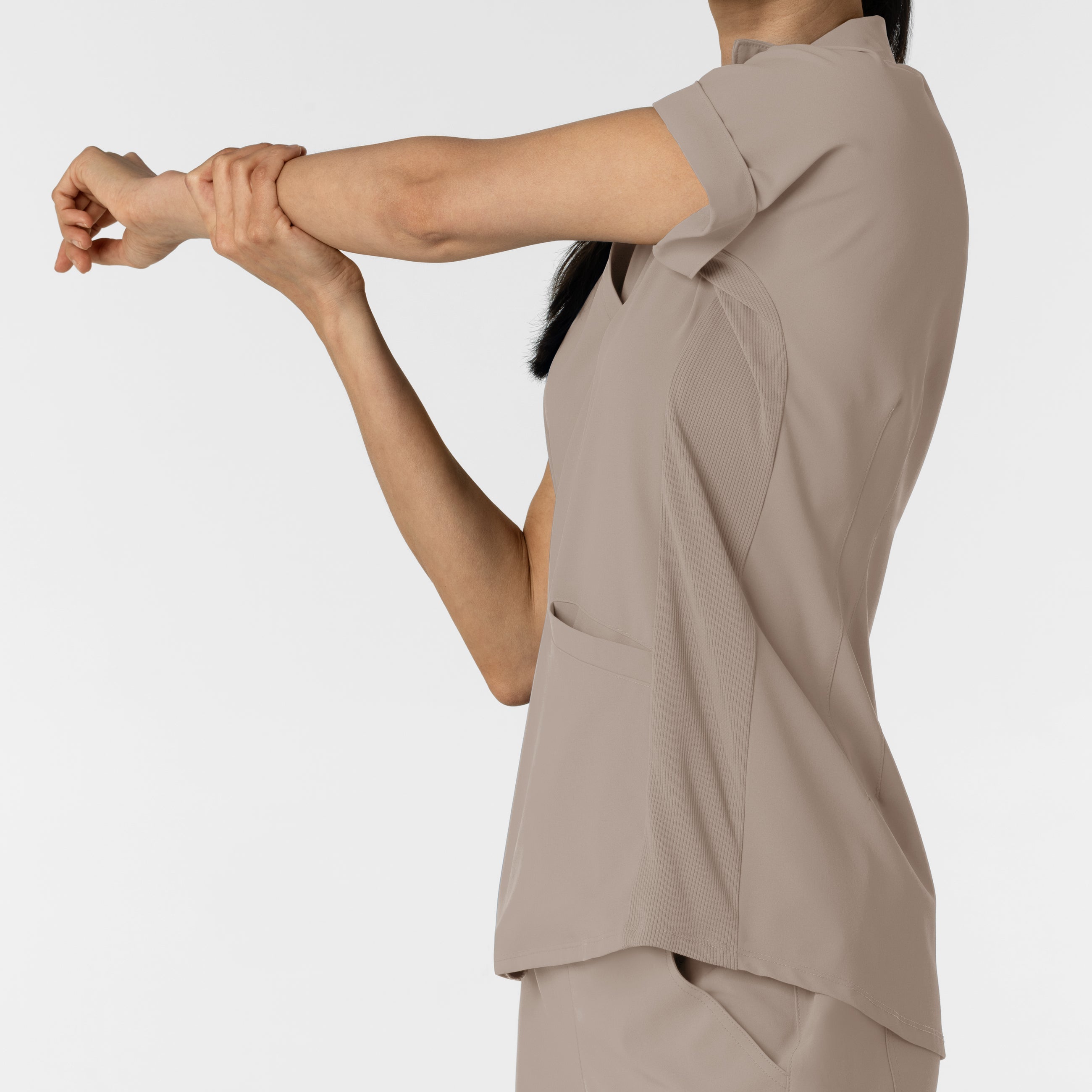 RENEW 6934 Women’s Flex-n-Reach Collared Scrub Top Haze