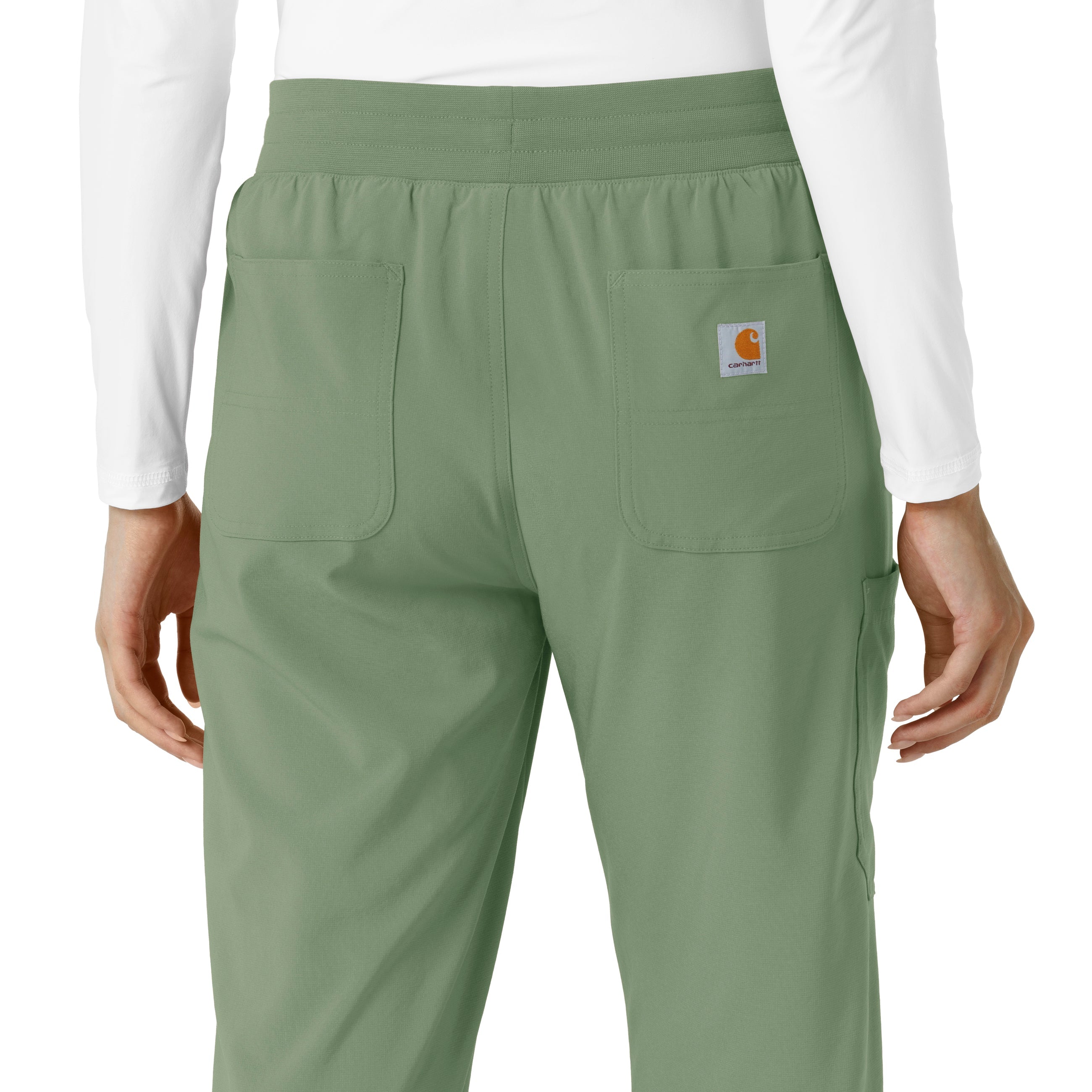 Force Cross-Flex C53310 Women's Boot Cut Scrub Pants Green Slate