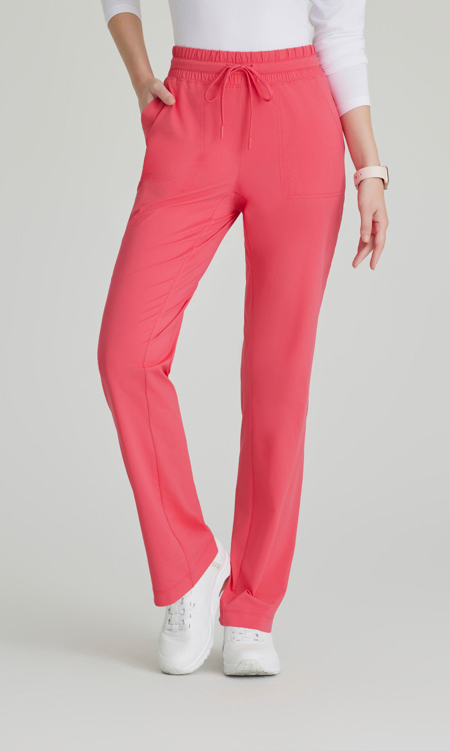 Skechers Slip-Ins Knits SKP668 Reach Knit Scrub Pants Punch Pink