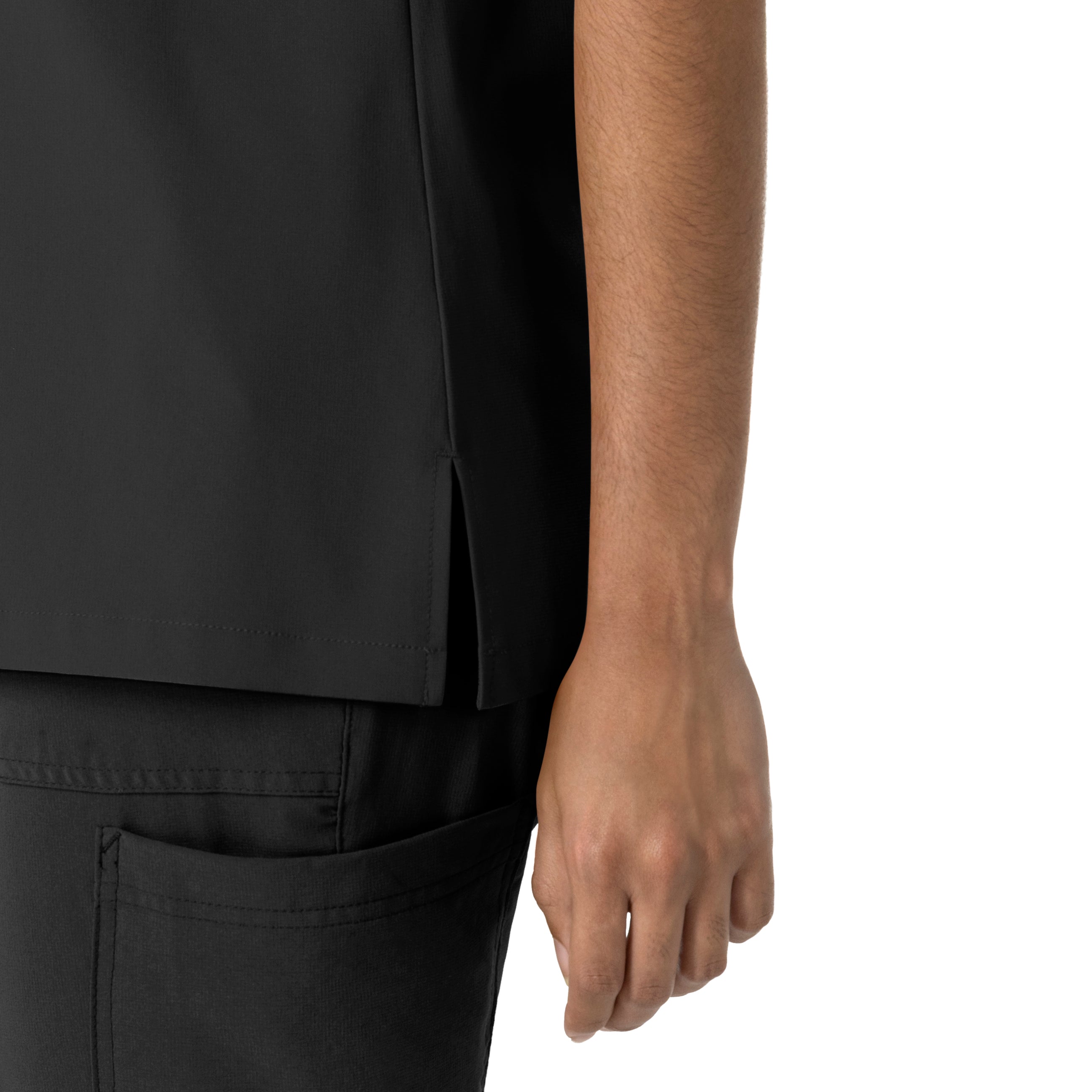Force Cross-Flex C13510 Women's Crew Neck Scrub Top Black