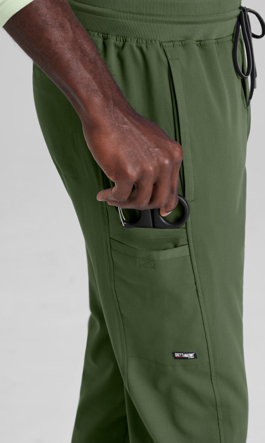 Grey's Anatomy Stretch GRSP617 Hudson Scrub Pants Olive
