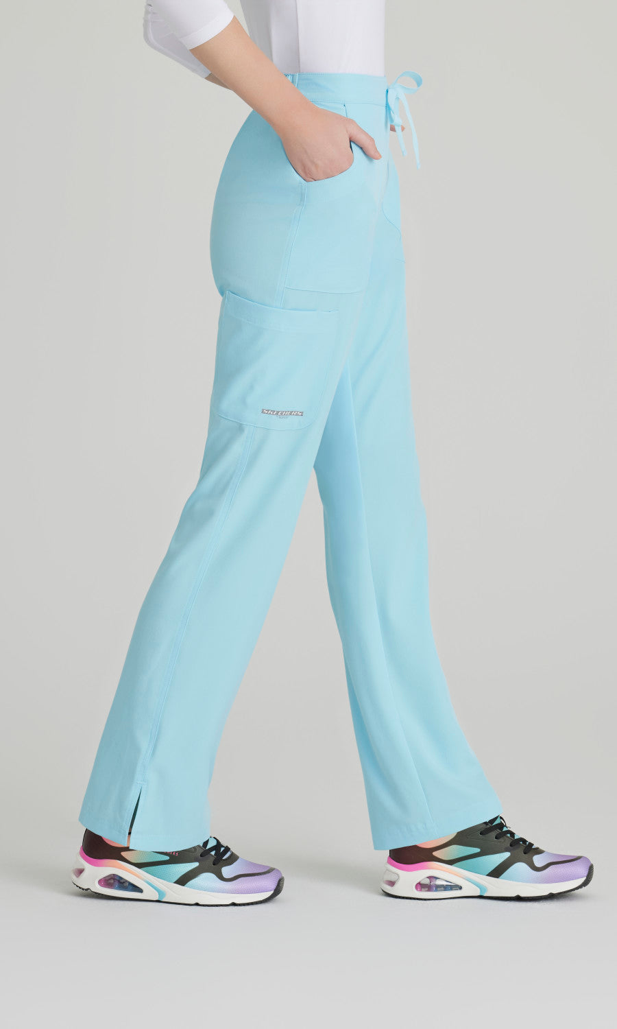 Skechers SK201 Reliance Scrub Pants Poolside Blue
