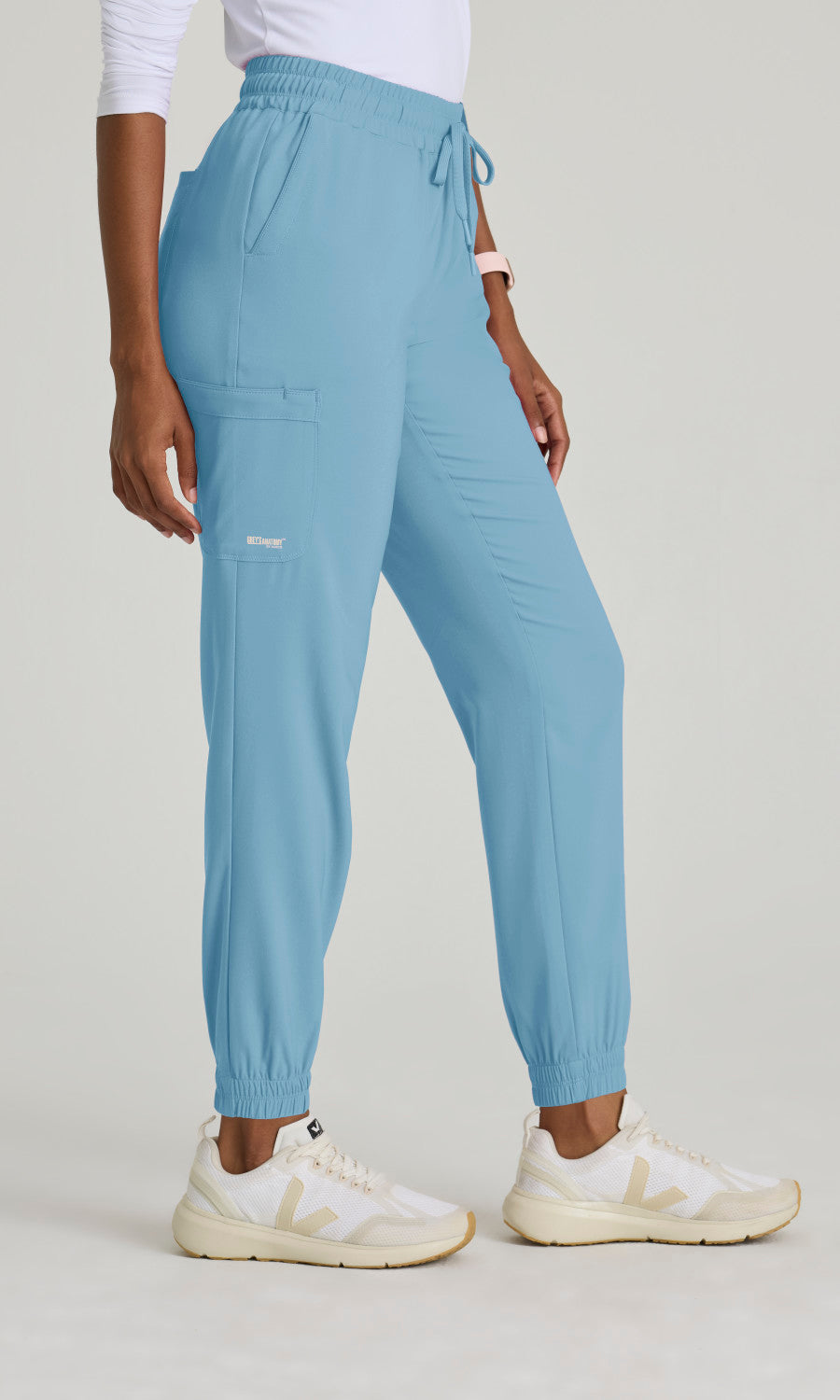 Grey's Anatomy Evolve GSSP625 Terra Scrub Joggers Ocean Mist
