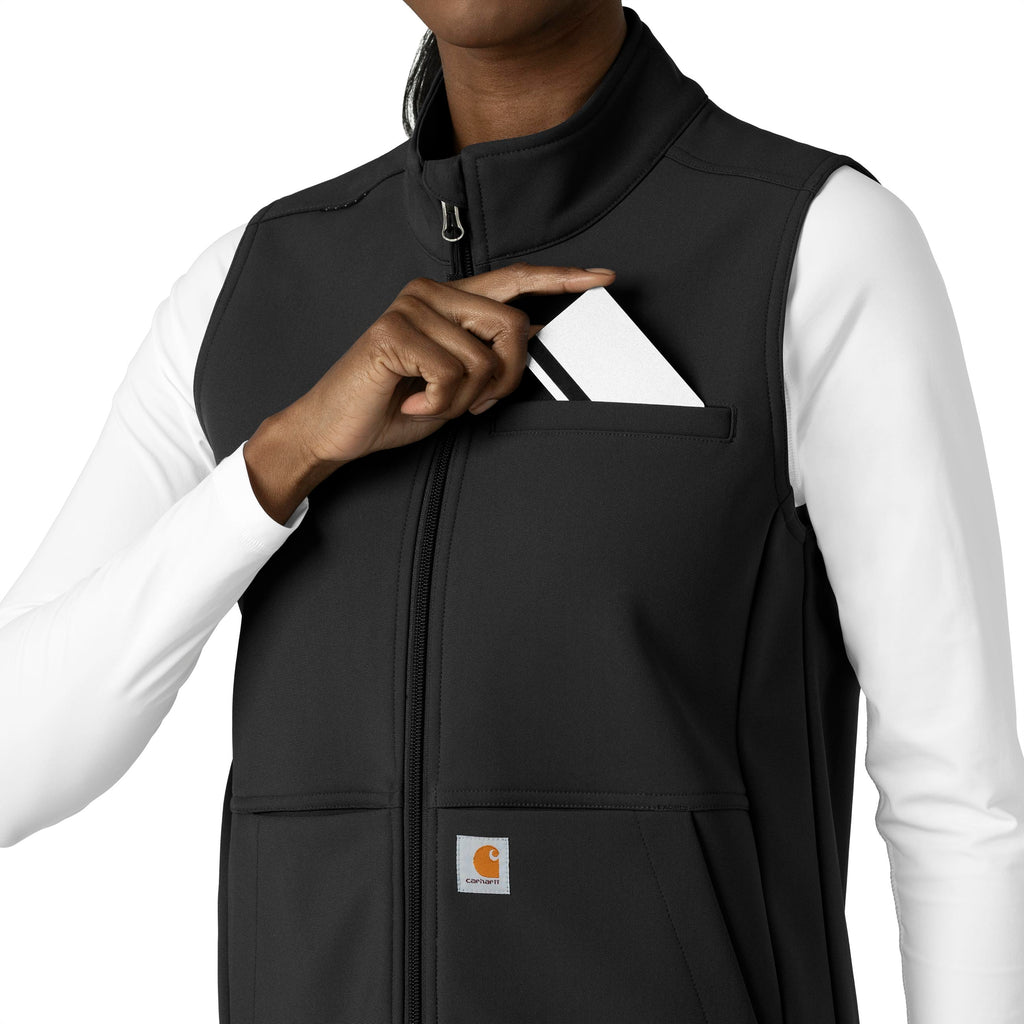 Rugged Flex C83023 Bonded Fleece Vest Black