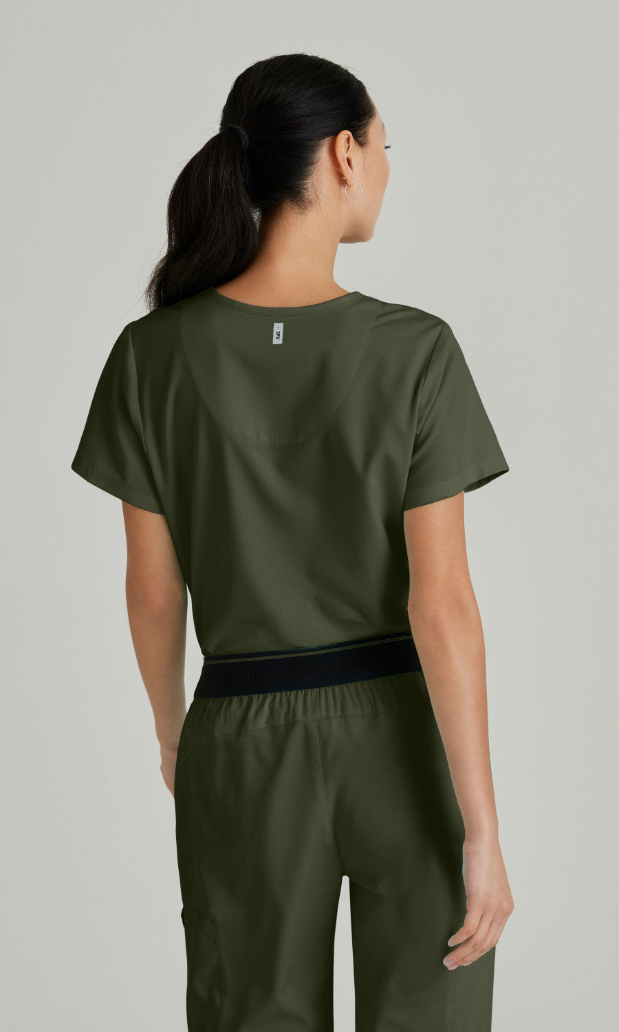 Grey's Anatomy Stretch GVST028 Bree Scrub Top Olive