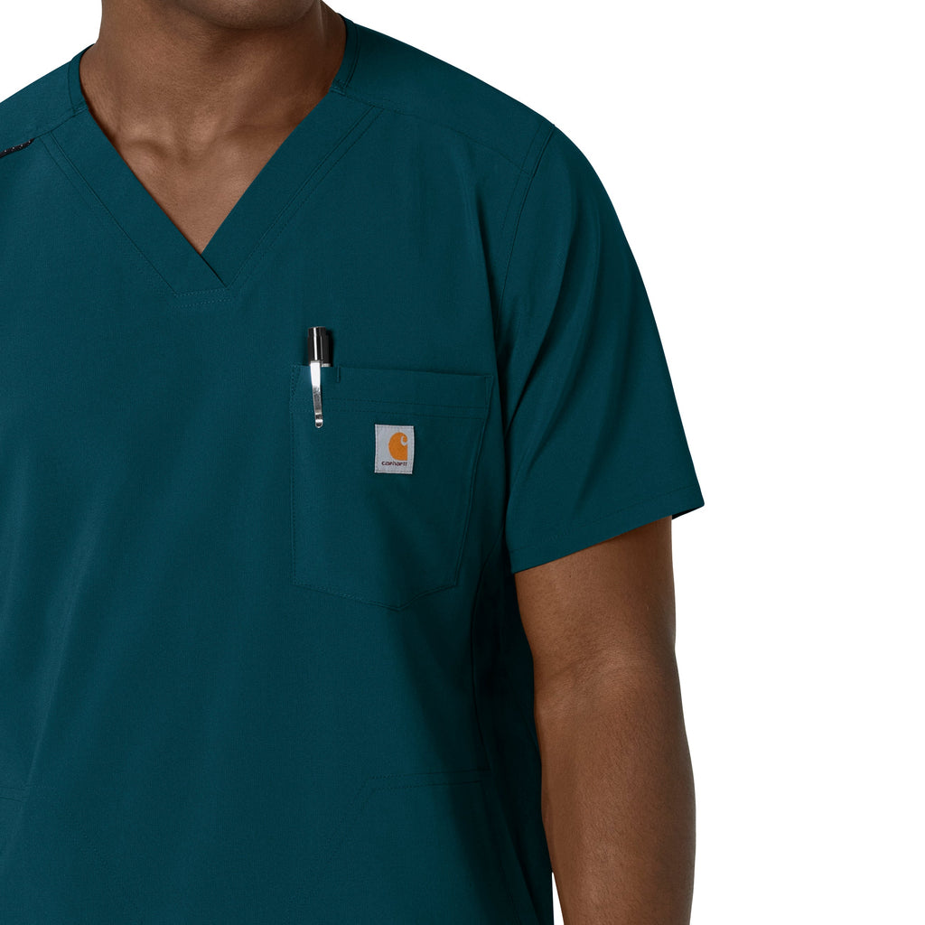 Force Cross-Flex C16410 Men's V-Neck Scrub Top Caribbean