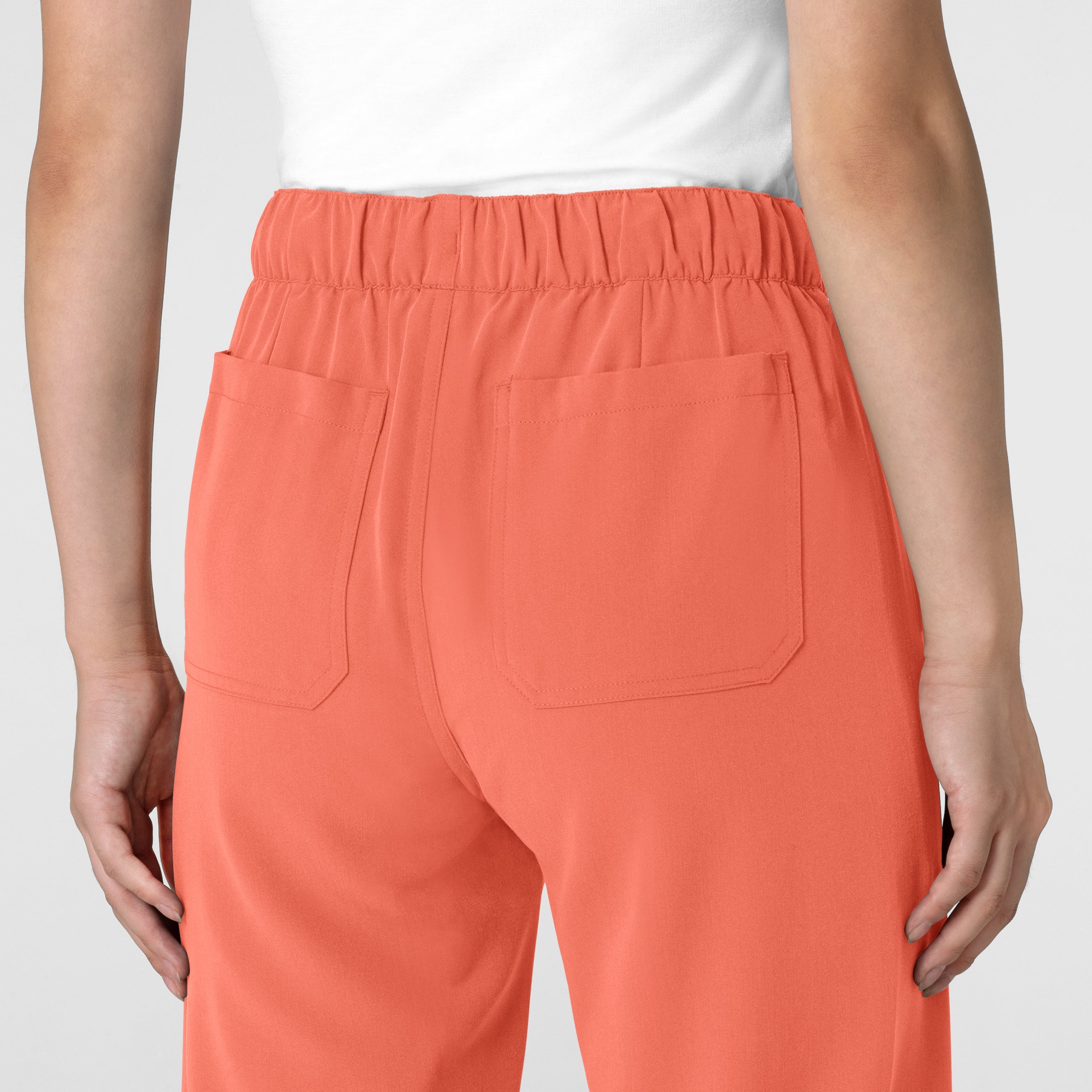 Nova 5232 Stovepipe High-Low Hem Scrub Pants Sugar Coral