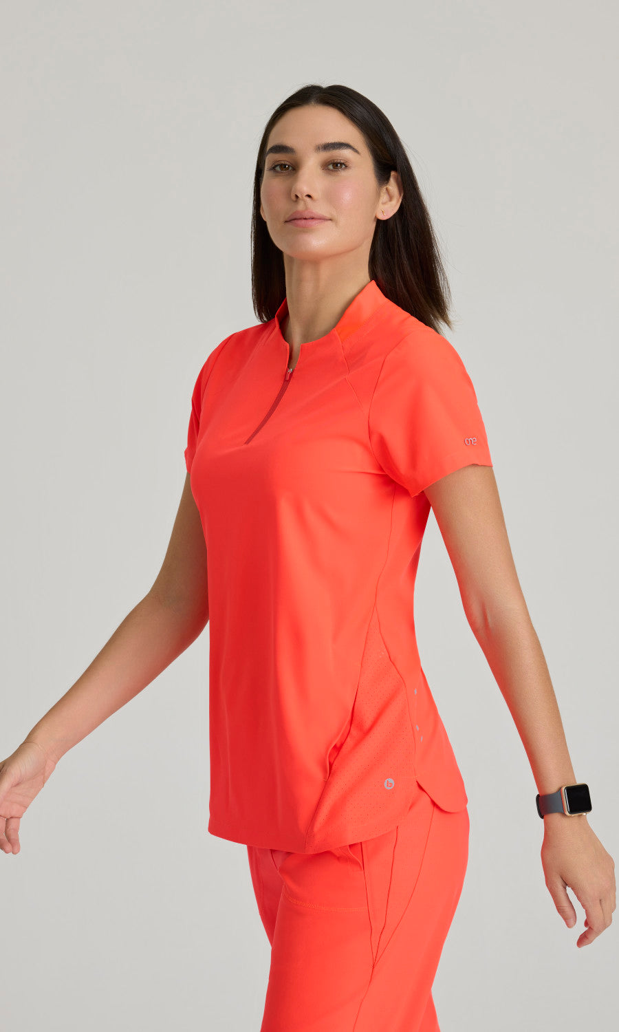 Barco One BOT216 Flux Scrub Top Neon Flame