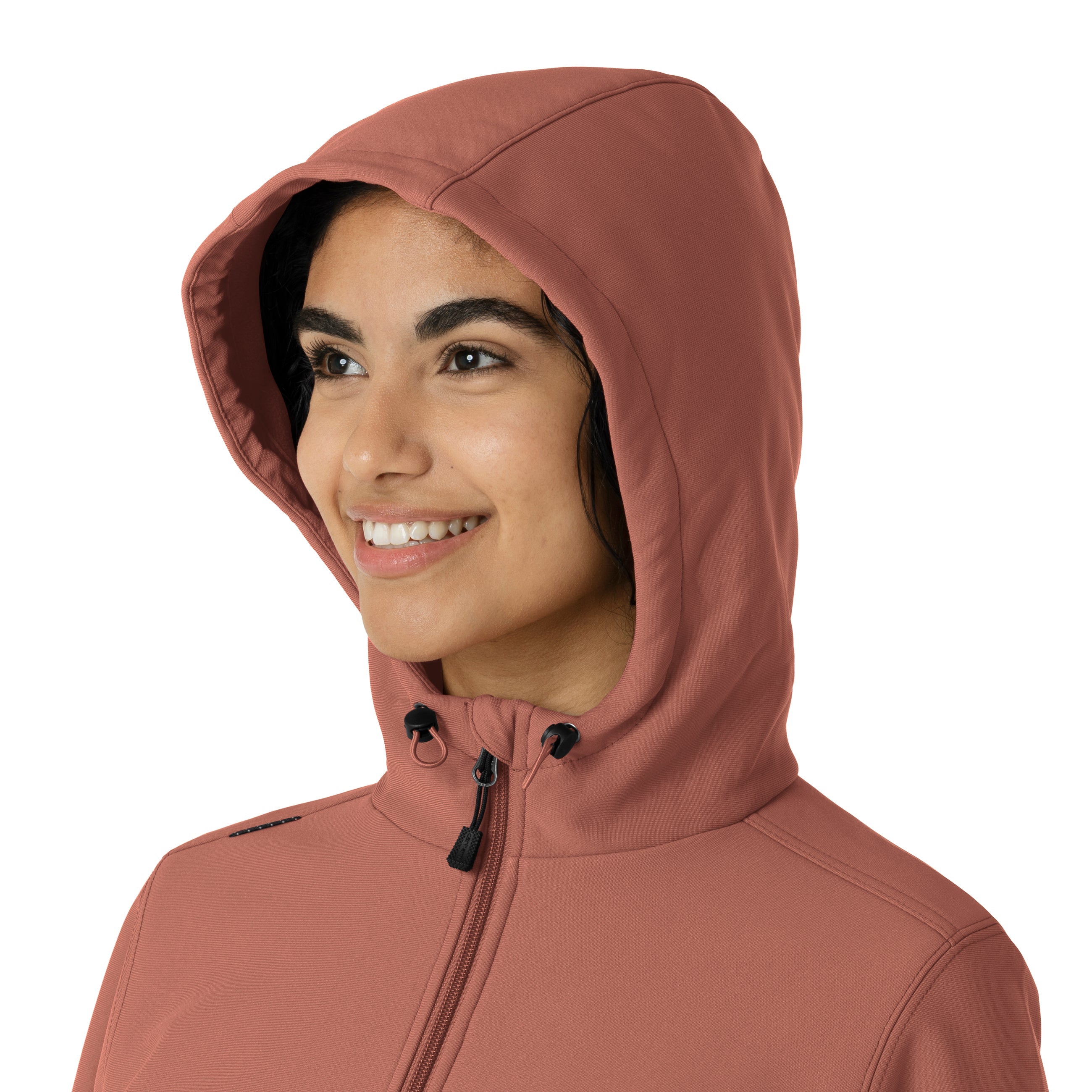 Layers C85023 Bonded Fleece Hoodie Wildrose