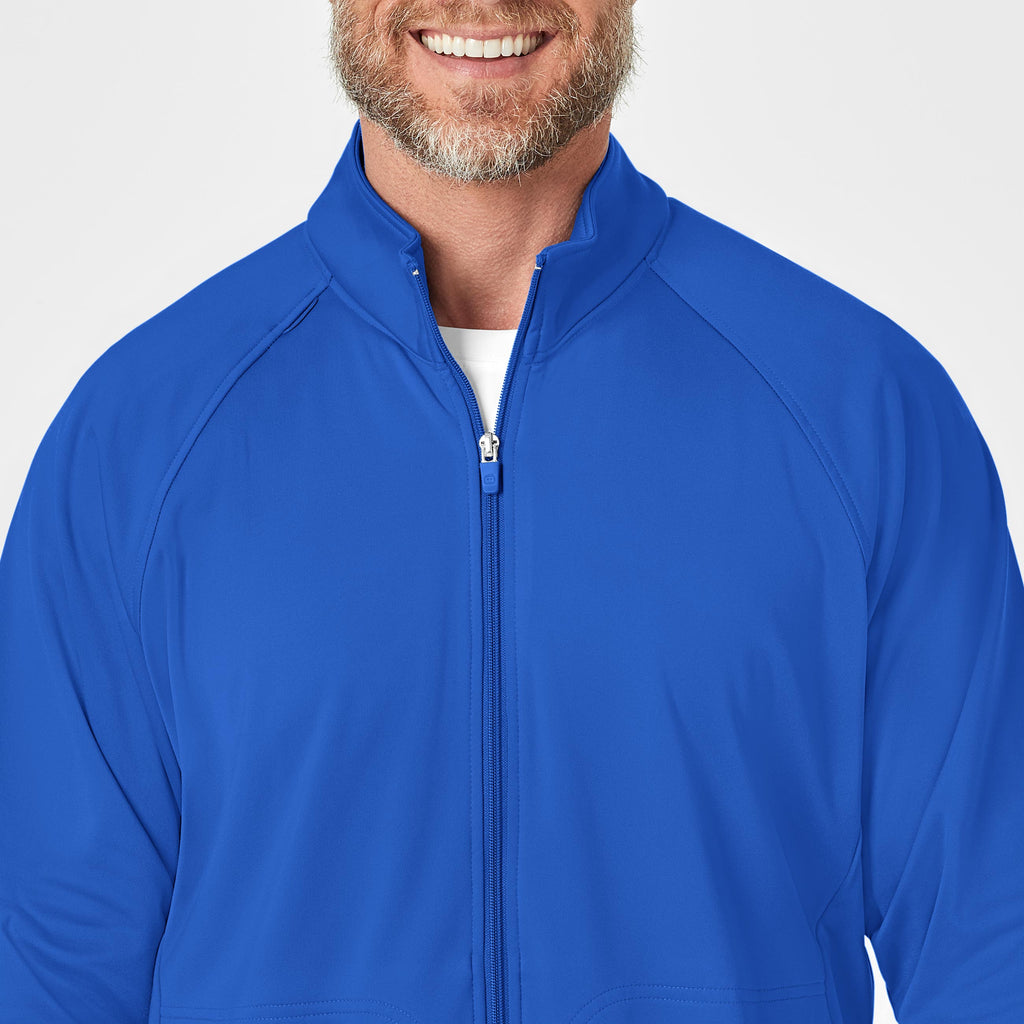Layers 8309 Men's Fleece Full Zip Jacket Royal