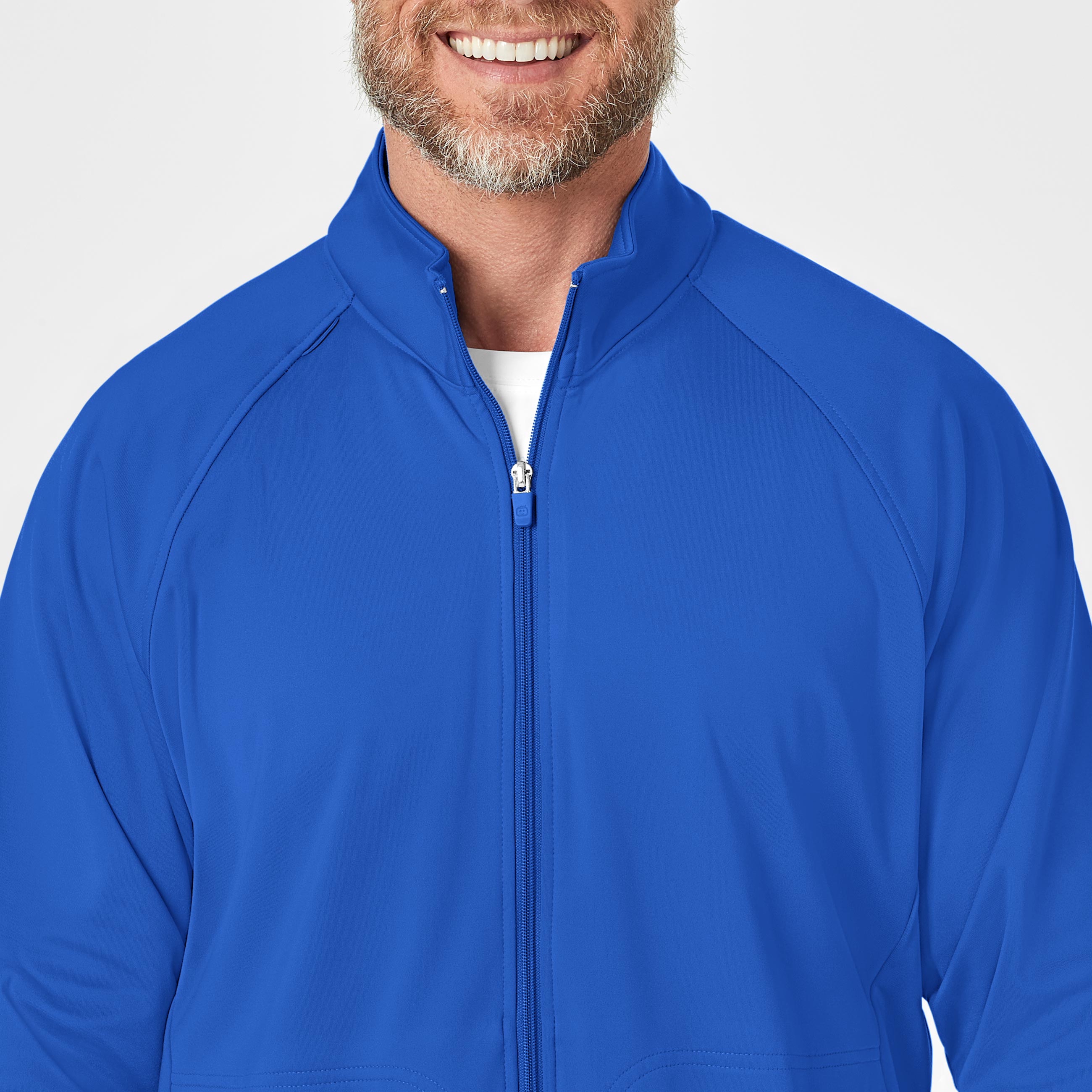 Layers 8309 Men's Fleece Full Zip Jacket Royal