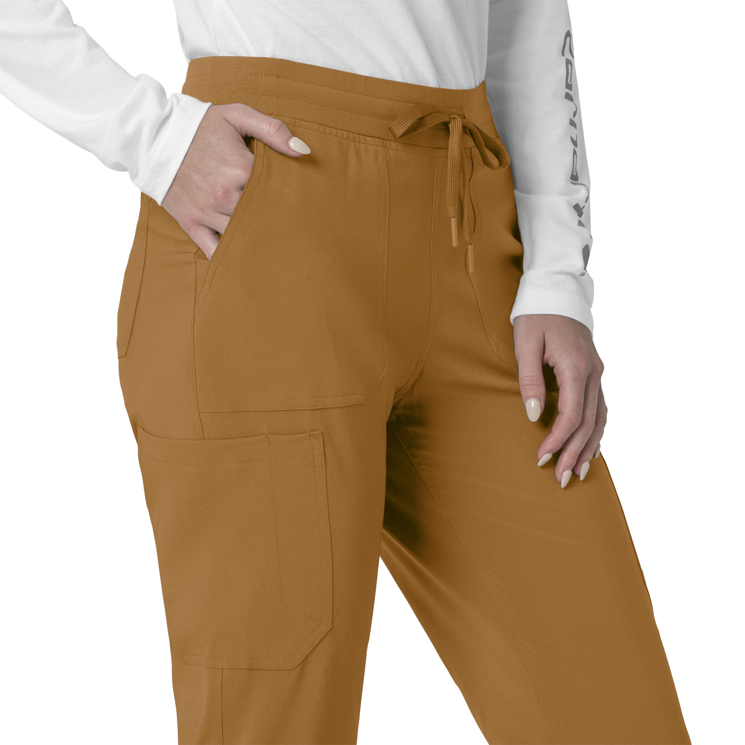 Force Cross-Flex C53110 Cargo Jogger Scrub Pants Fox Brown