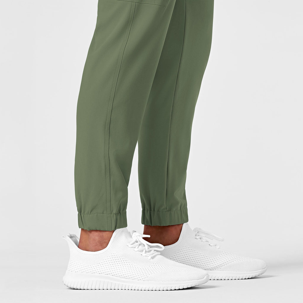 RENEW 5034 Men's Jogger Scrub Pants Olive