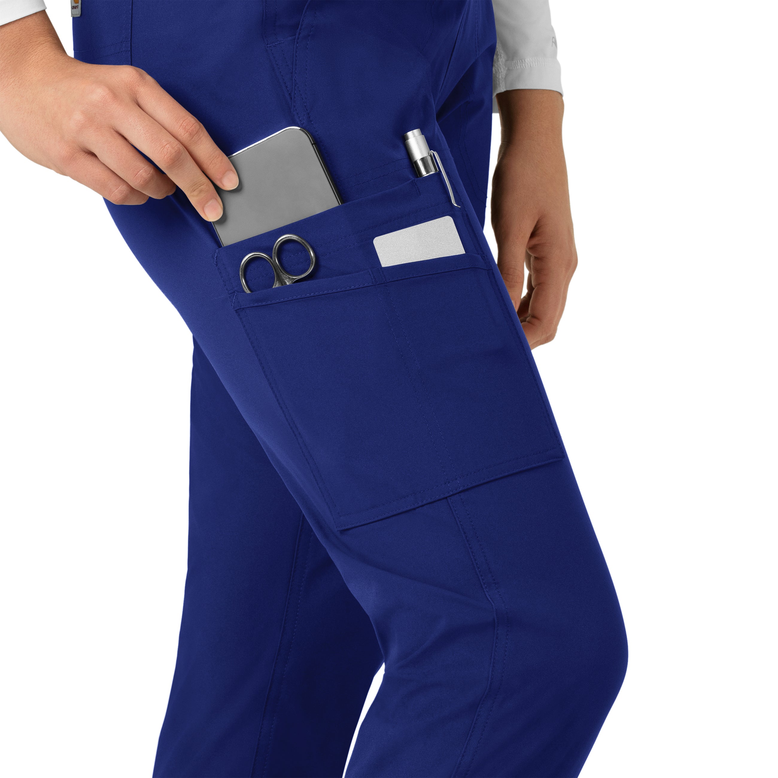 Force Essentials C51113 Women's Jogger Scrub Pants Galaxy Blue