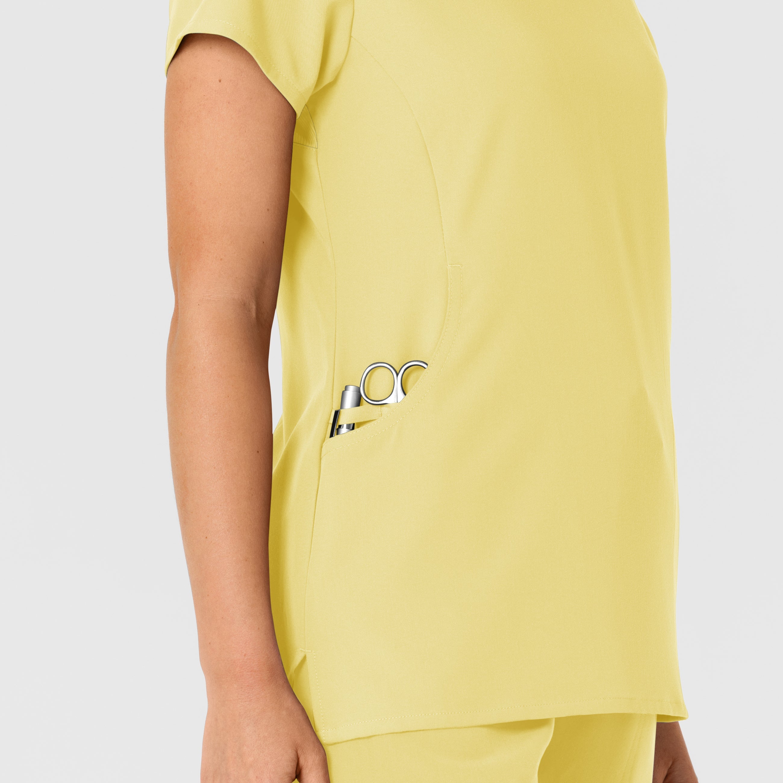 Nova 6432 Flex-n-Reach V-Neck Scrub Top Sunshine Yellow