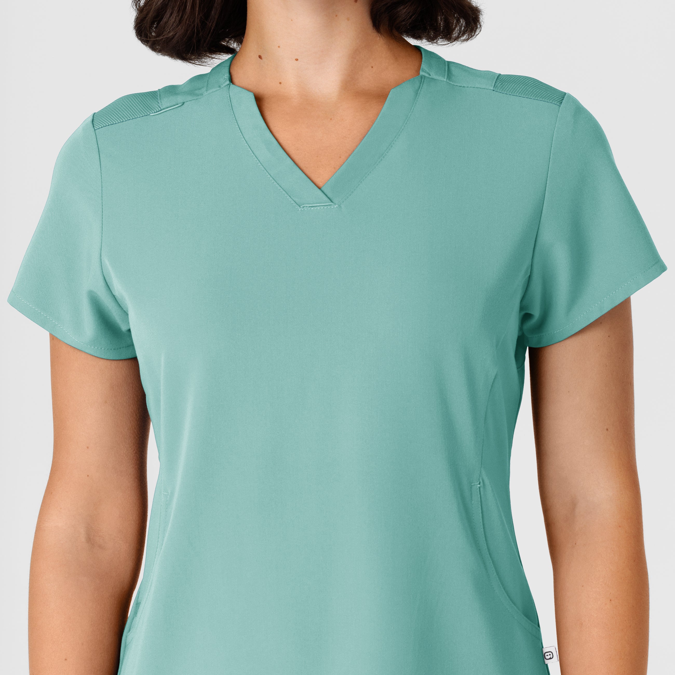 Nova 6432 Flex-n-Reach V-Neck Scrub Top Turquoise – Affordable