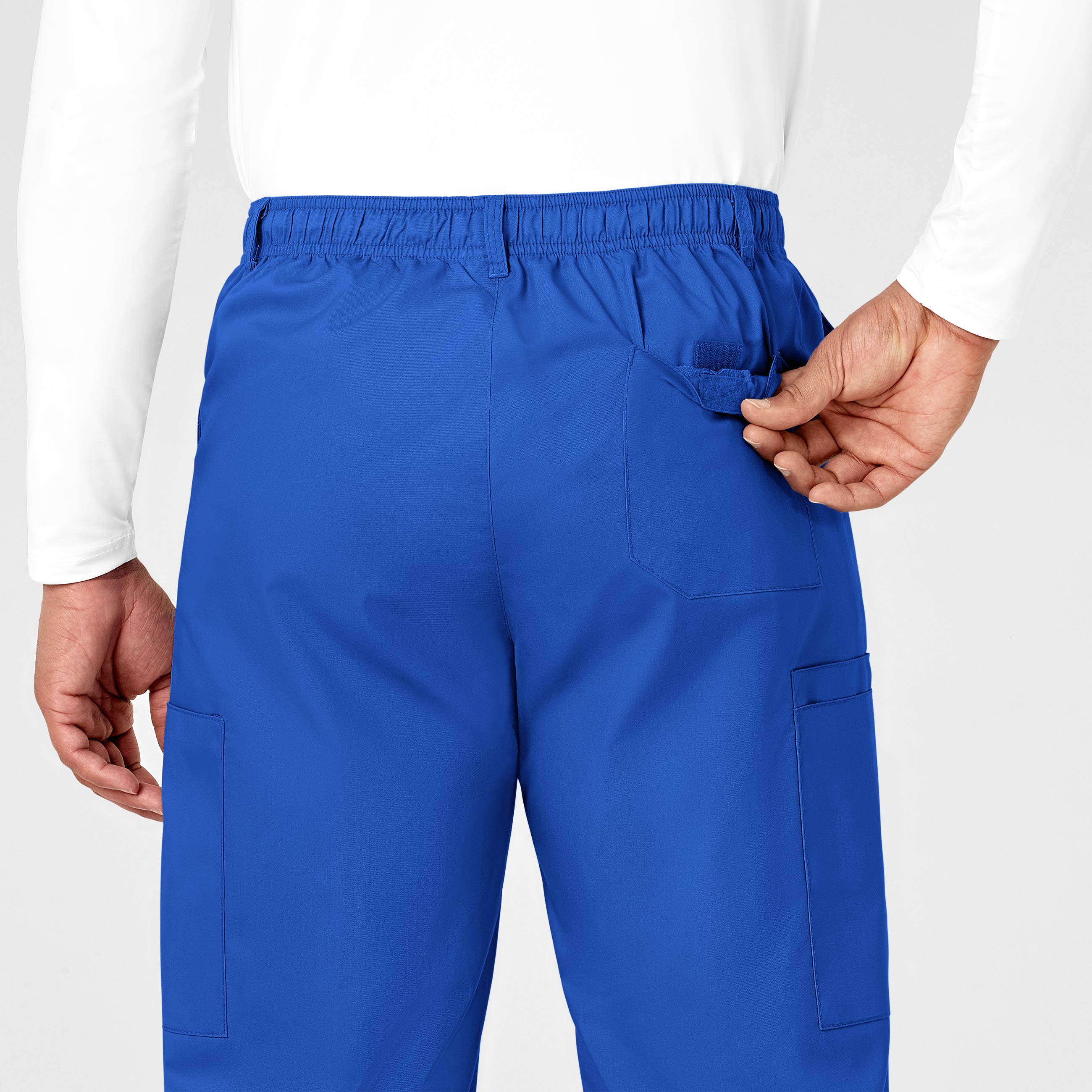 WonderWORK 503 Men's Cargo Scrub Pants Royal