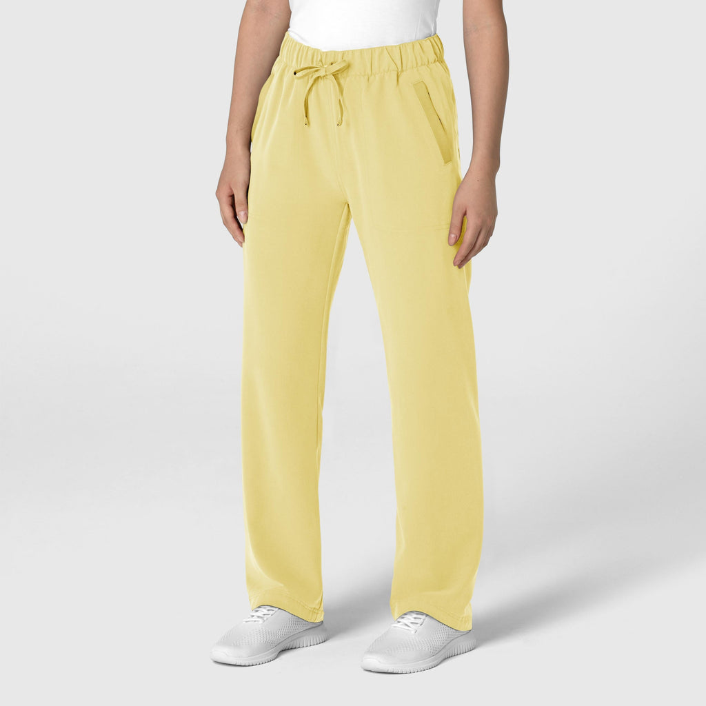 Nova 5232 Stovepipe High-Low Hem Scrub Pants Sunshine Yellow