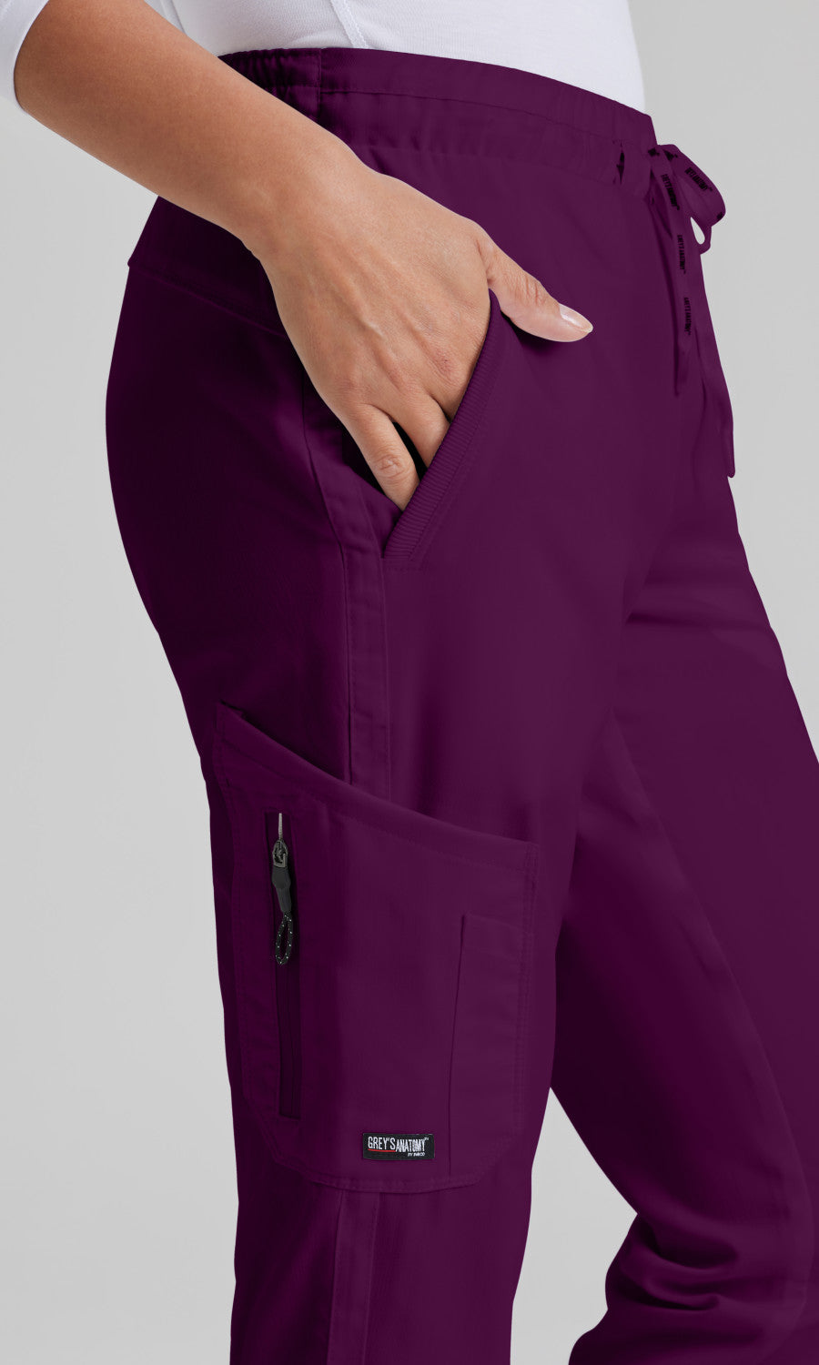 Grey's Anatomy GRP534 Kira Jogger Wine