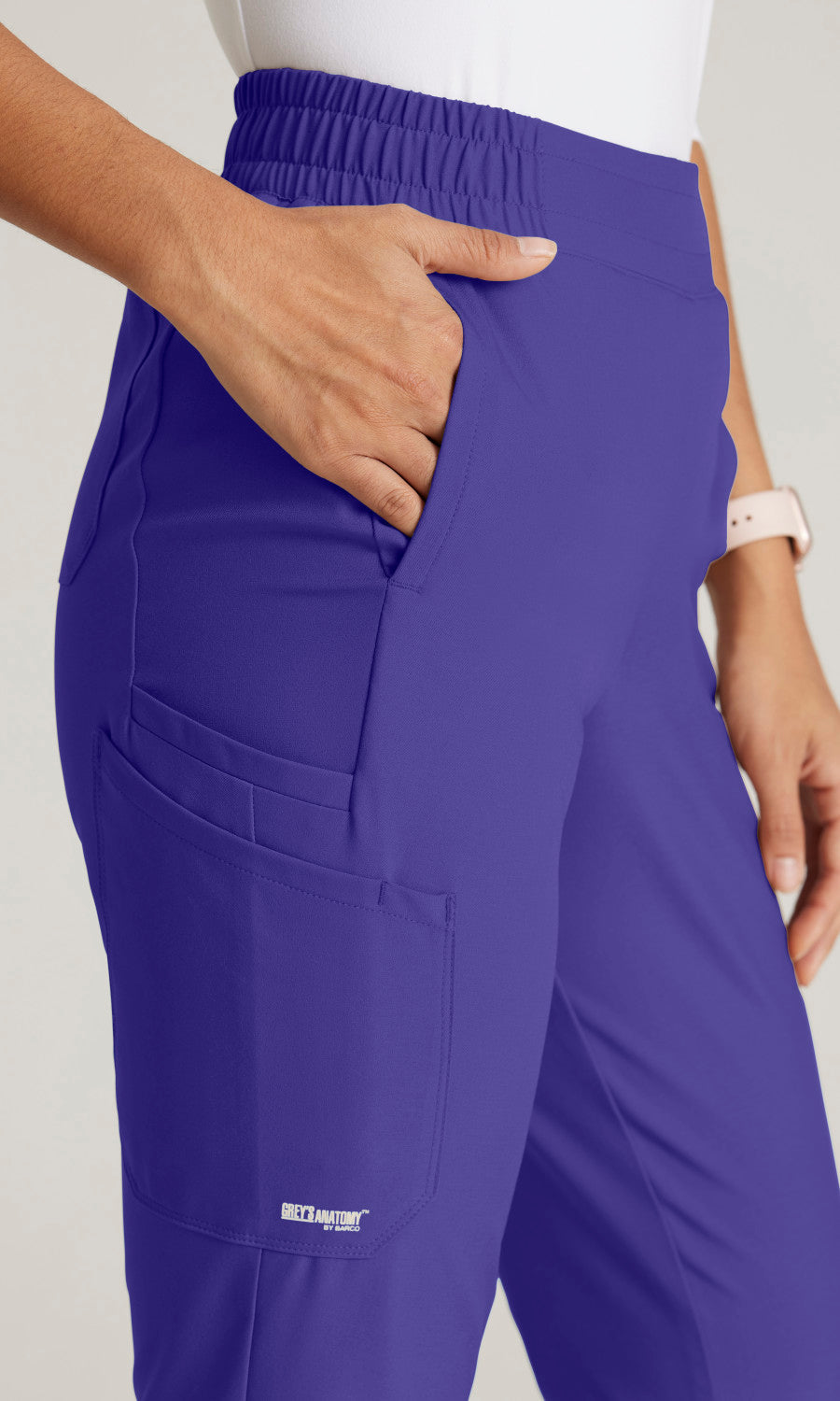 Grey's Anatomy Evolve GSSP627 Cosmo Scrub Pants New Grape
