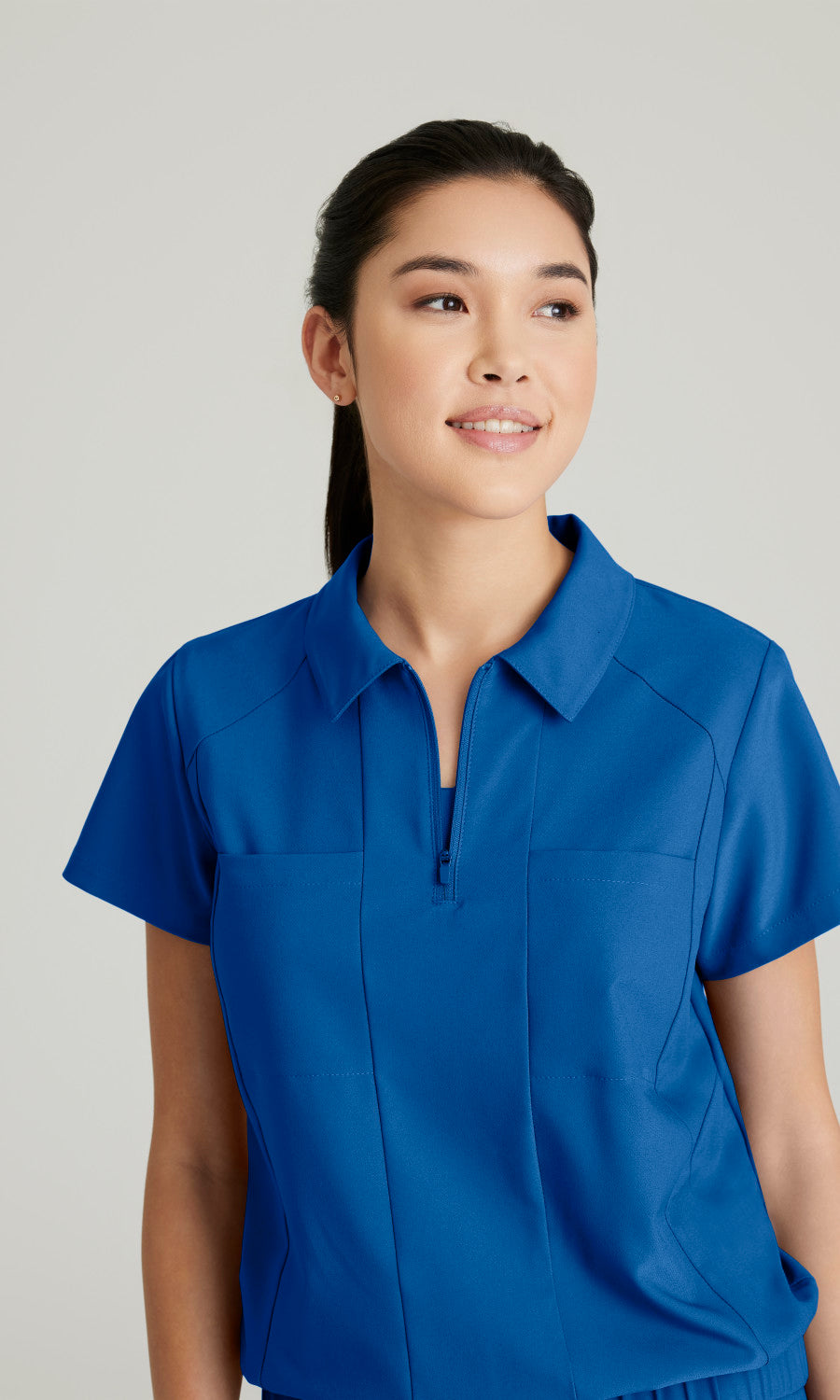 Grey's Anatomy Evolve GSST215 Perseverance Scrub Top New Royal