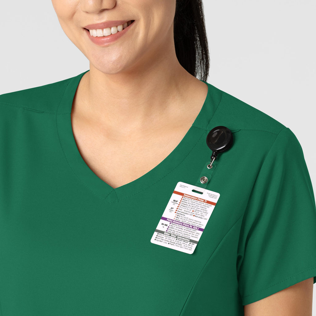 Boundless 6251 2-Pocket V-Neck Scrub Top Hunter