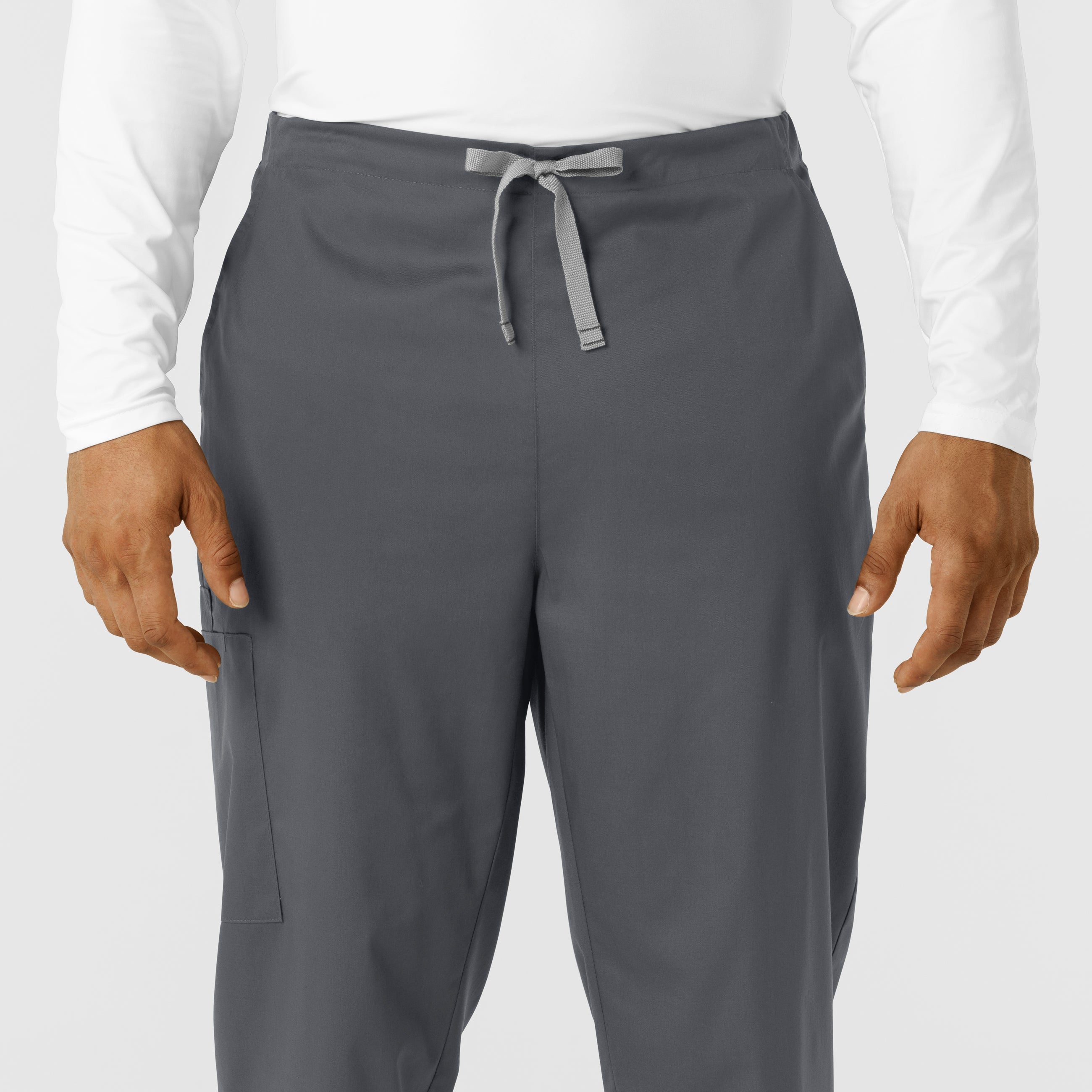 WonderWORK 507 Men's Cargo Jogger Scrub Pants Pewter