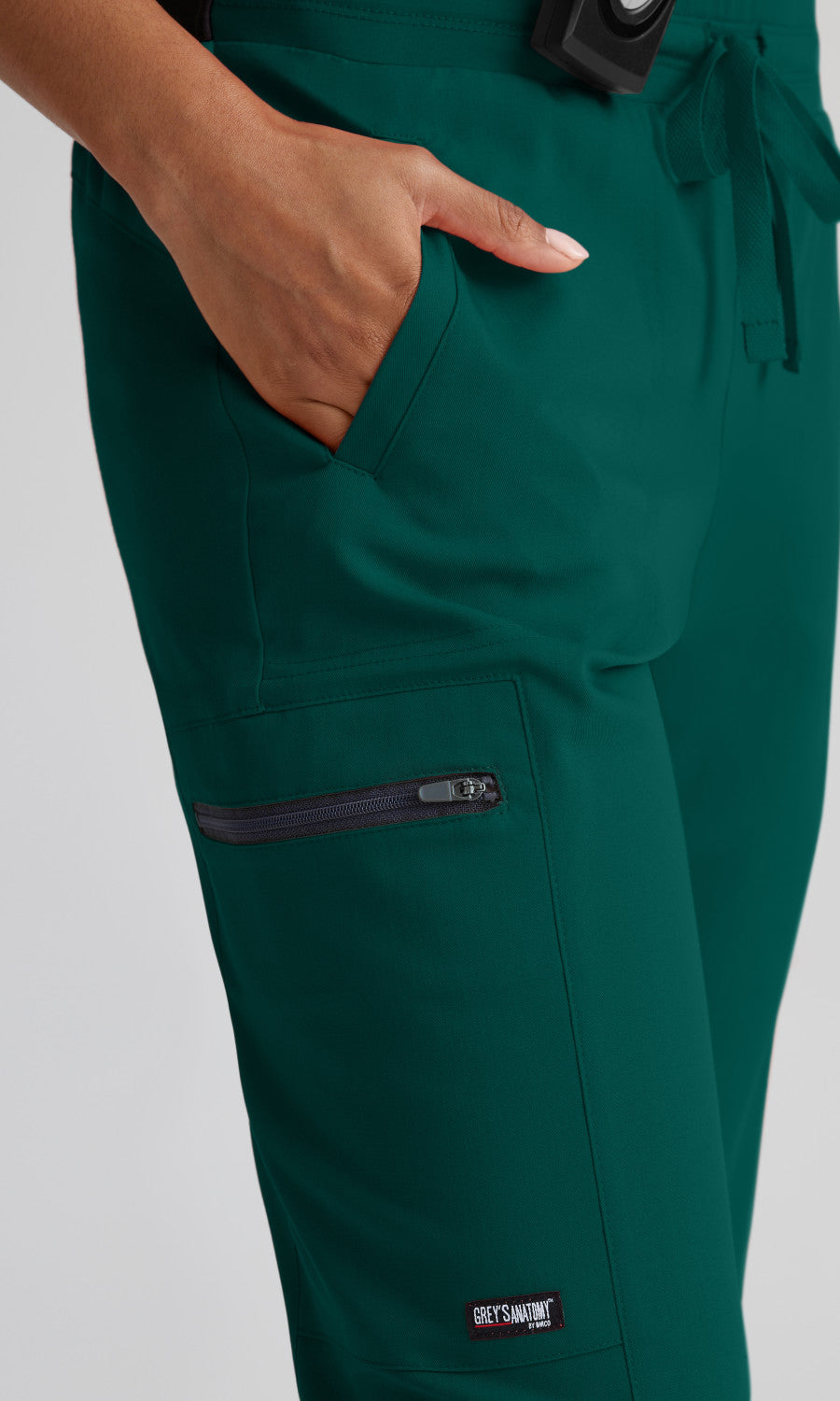 Grey's Anatomy Stretch GRSP500 Kim Scrub Pants Hunter Green