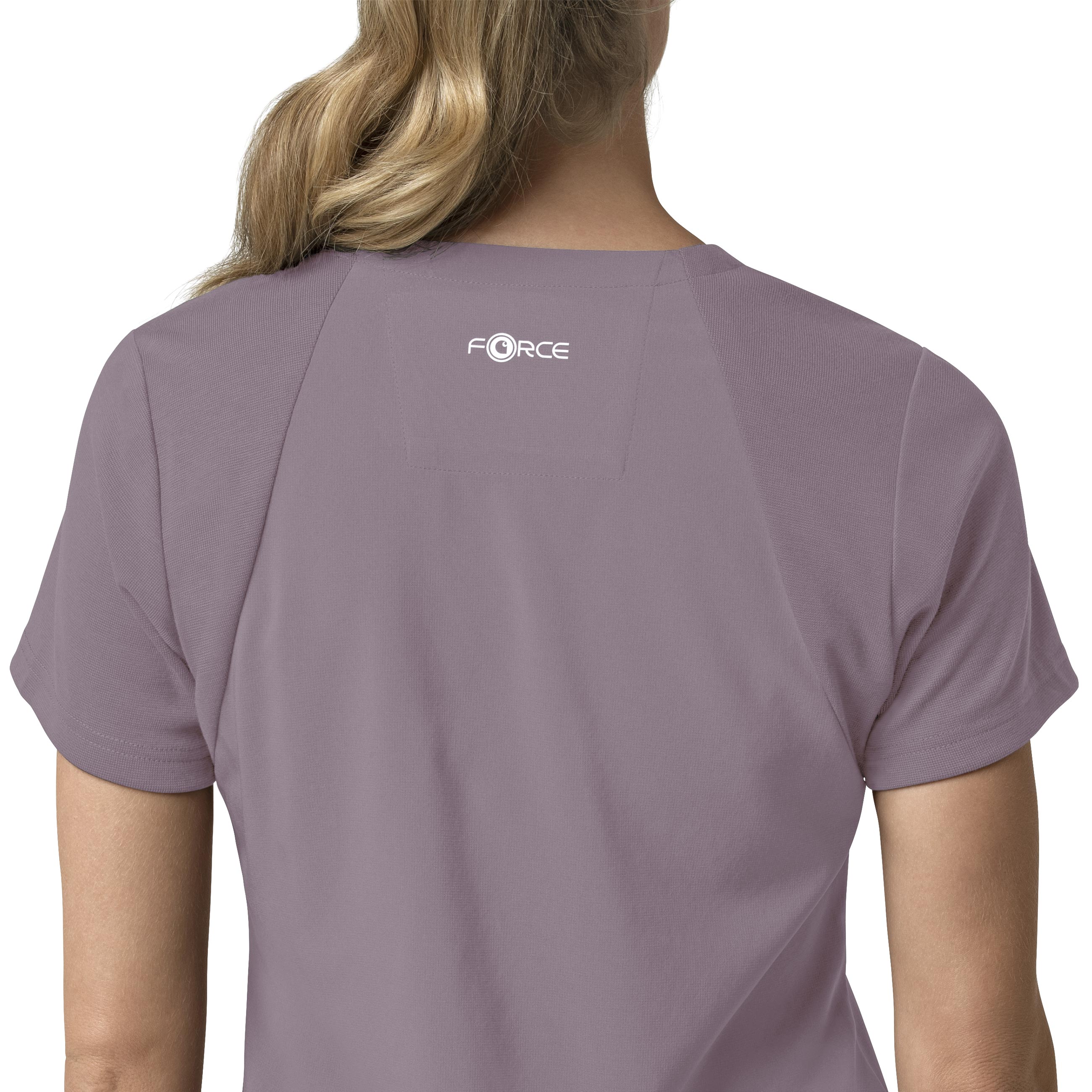 Force Cross-Flex C13210 Flex Panel V-Neck Scrub Top Lavender Mist