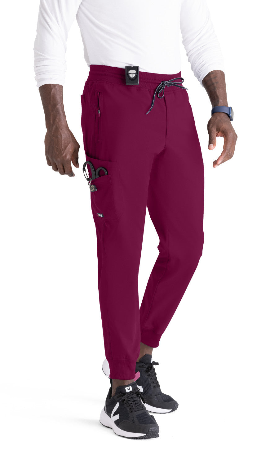 Grey's Anatomy Stretch GRSP550 Murphy Jogger Wine