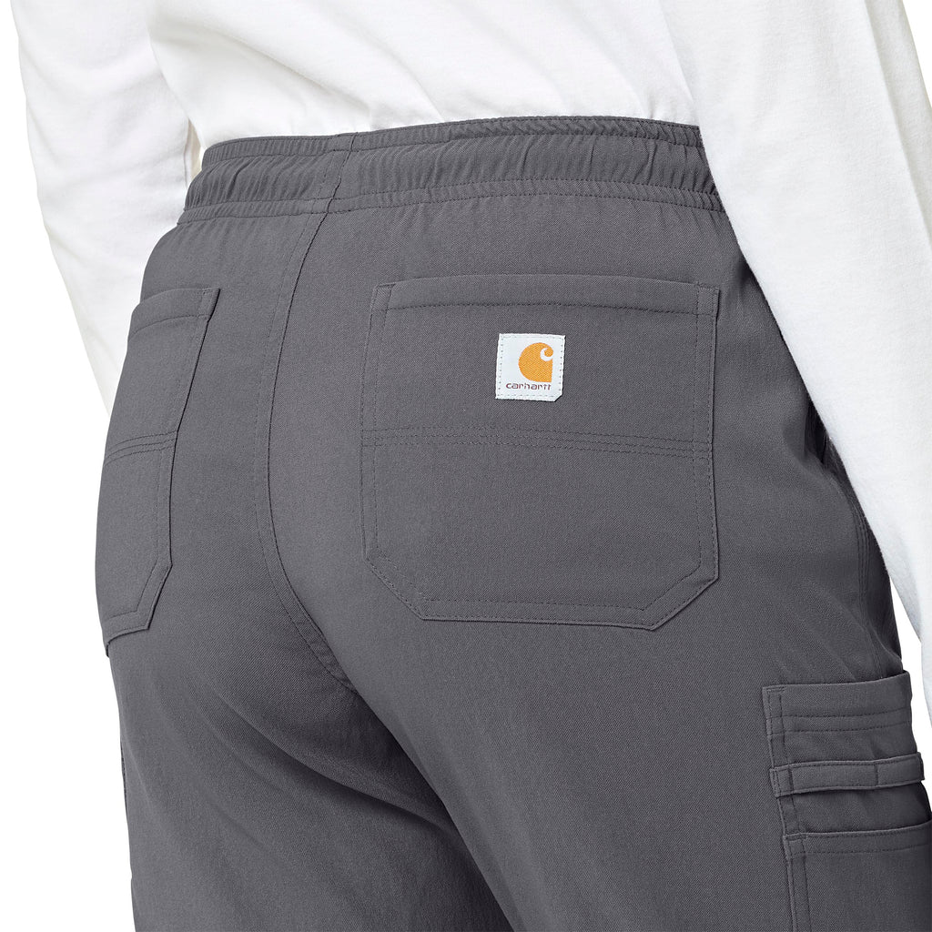 Rugged Flex Peak C52137 Cargo Jogger Scrub Pants Pewter