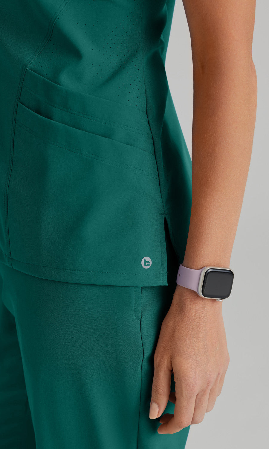 Barco One 5106 Pulse Scrub Top Hunter Green