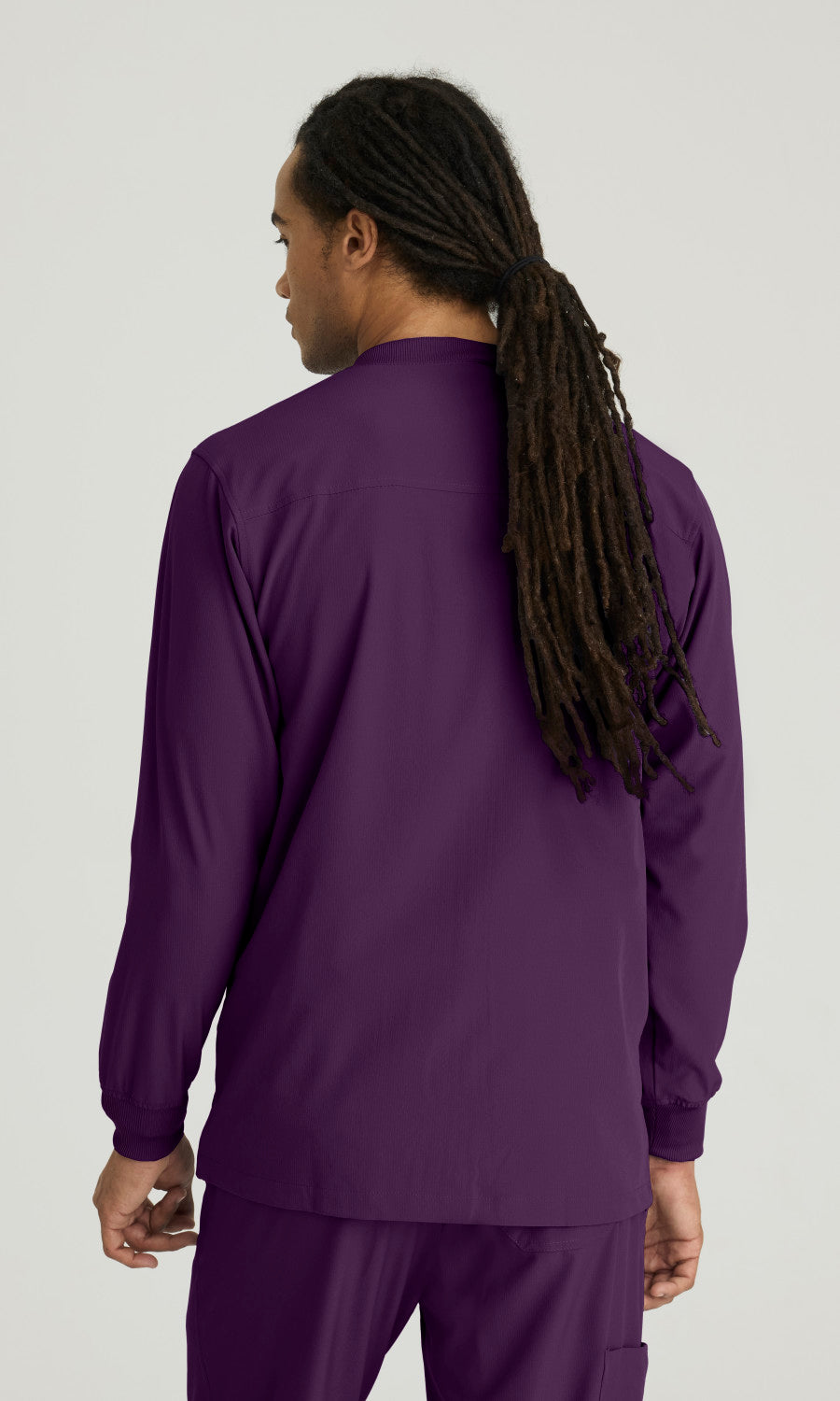 Skechers SK0408 Structure Scrub Jacket Eggplant