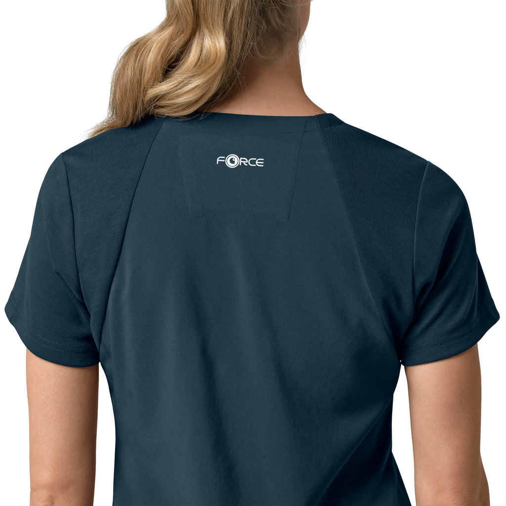 Force Cross-Flex C13210 Flex Panel V-Neck Scrub Top Navy