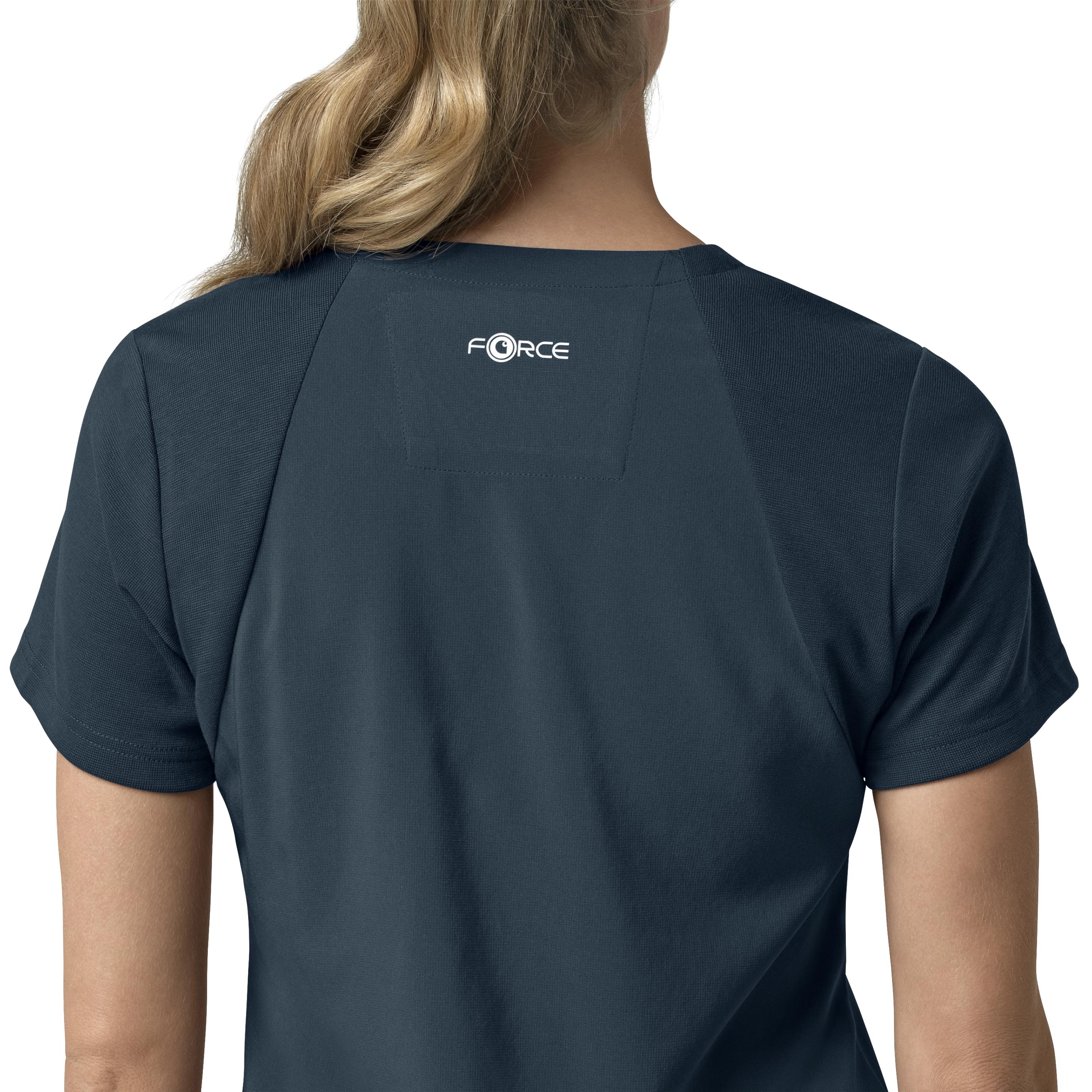 Force Cross-Flex C13210 Flex Panel V-Neck Scrub Top Navy