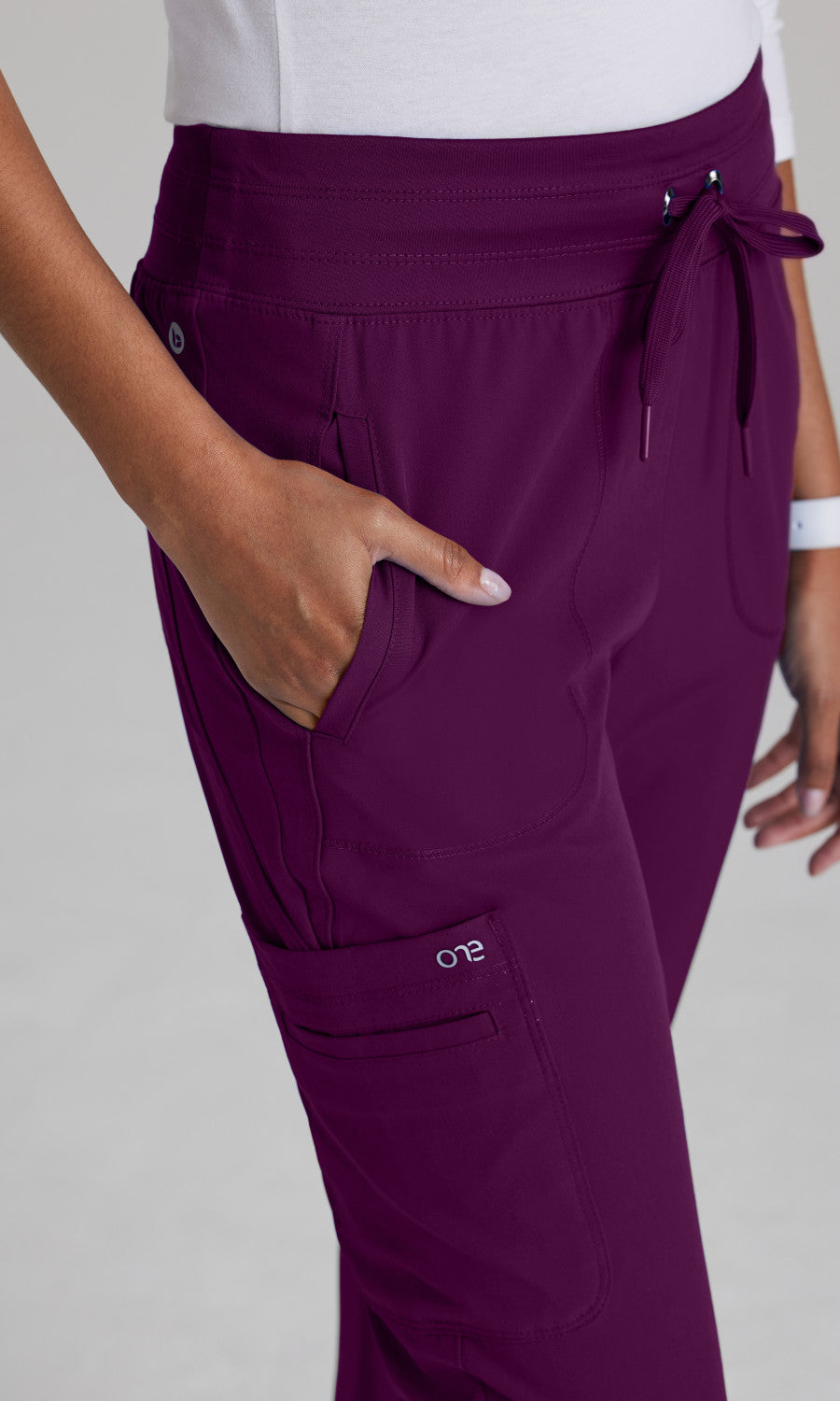 Barco One BOP597 Uplift Scrub Pants Wine