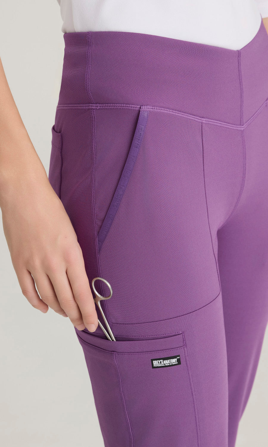 Grey's Anatomy Knit Stretch GRSP684 Swift Knit Pant Imperial Violet