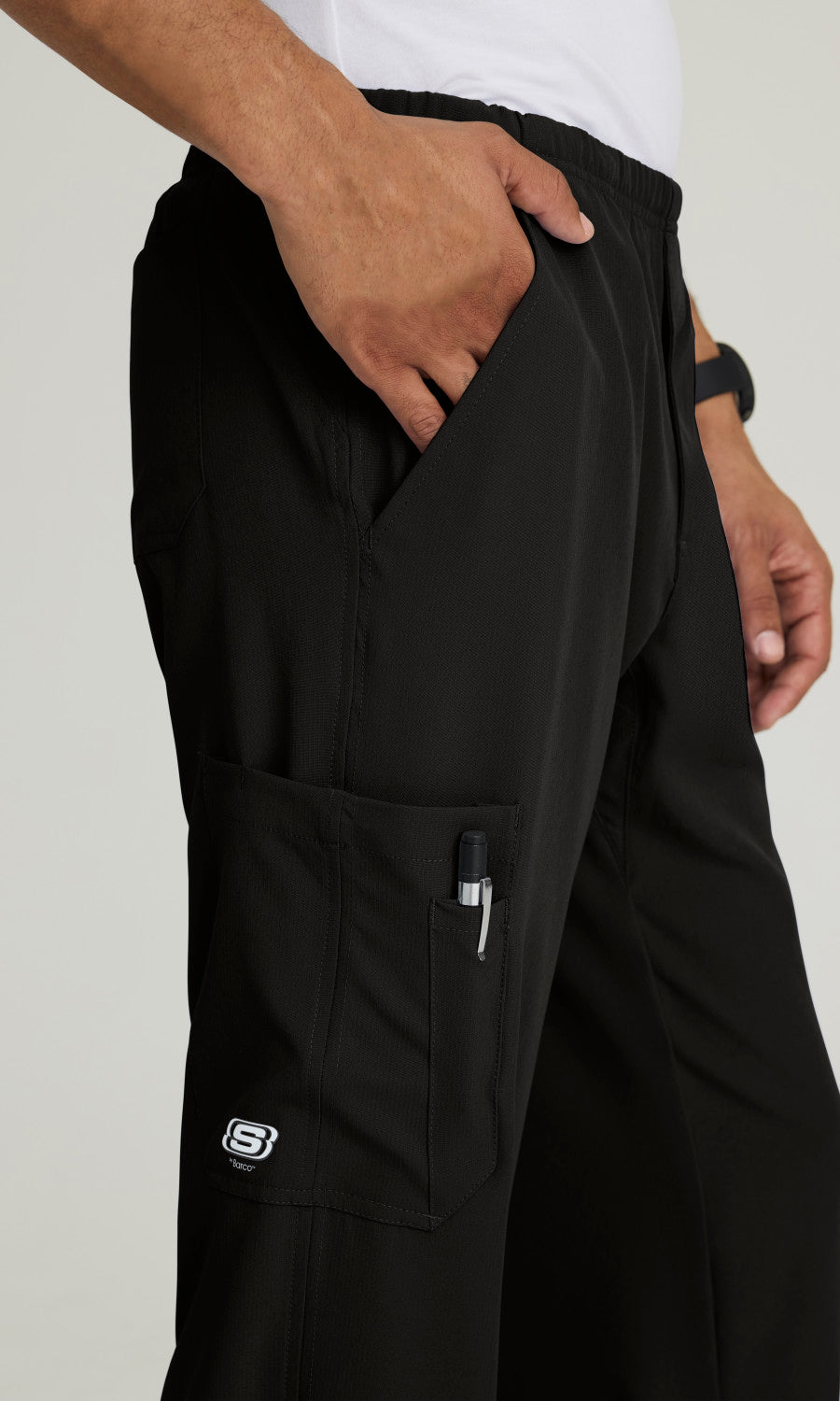 Skechers SK0215 Structure Scrub Pants Black