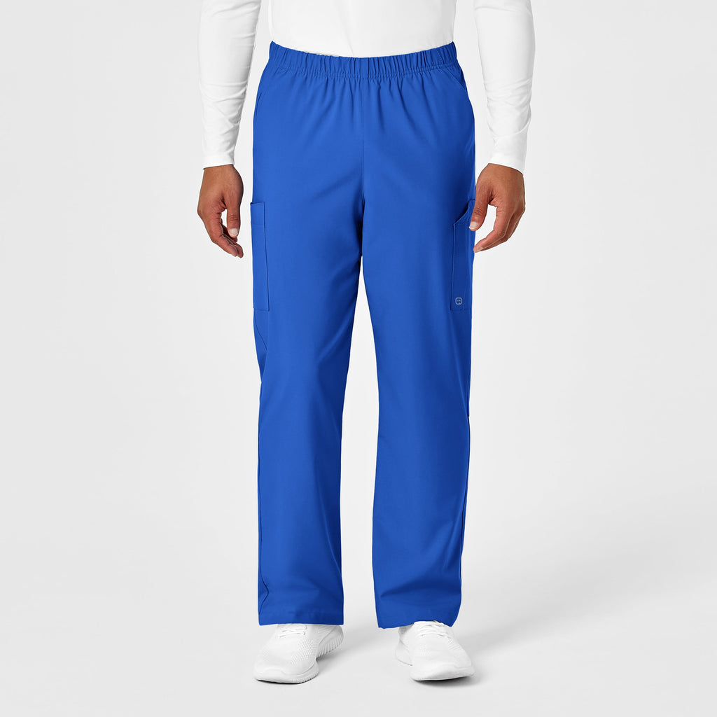 W123 5855 Unisex Multi-Cargo Scrub Pants Royal