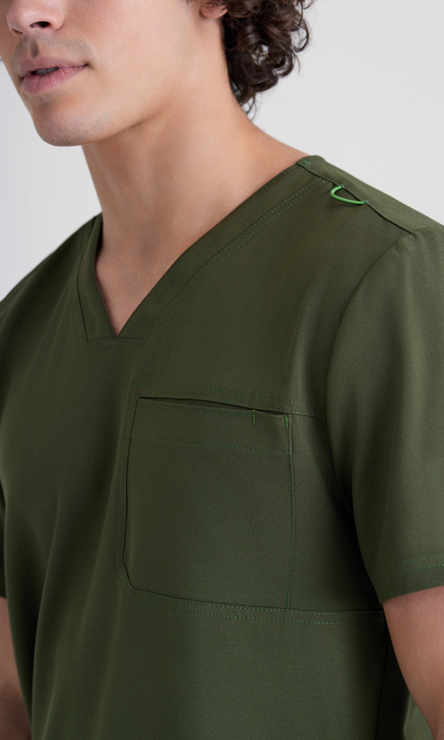 Grey's Anatomy Evolve GSST179 Journey Scrub Top Fern