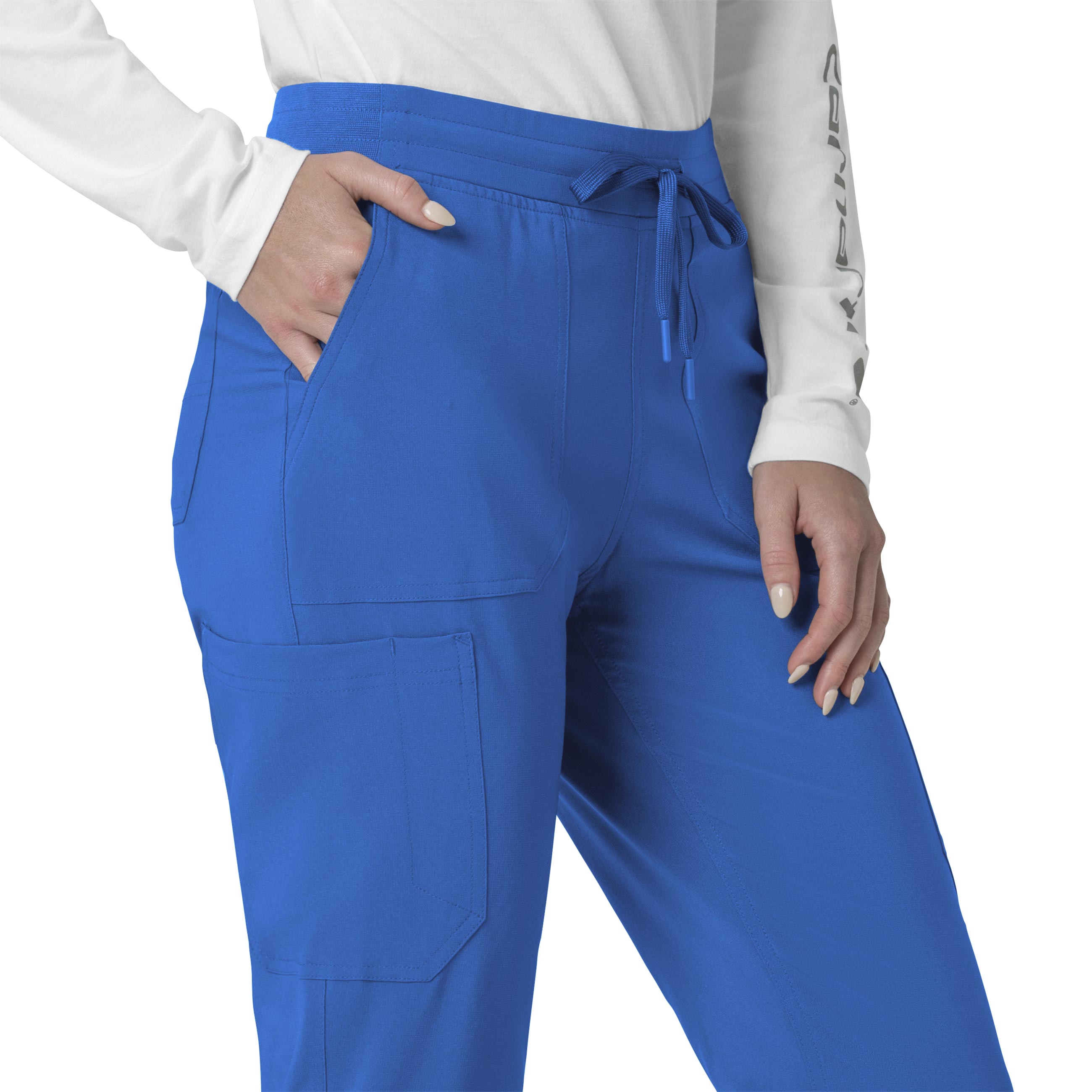 Force Cross-Flex C53110 Cargo Jogger Scrub Pants Royal