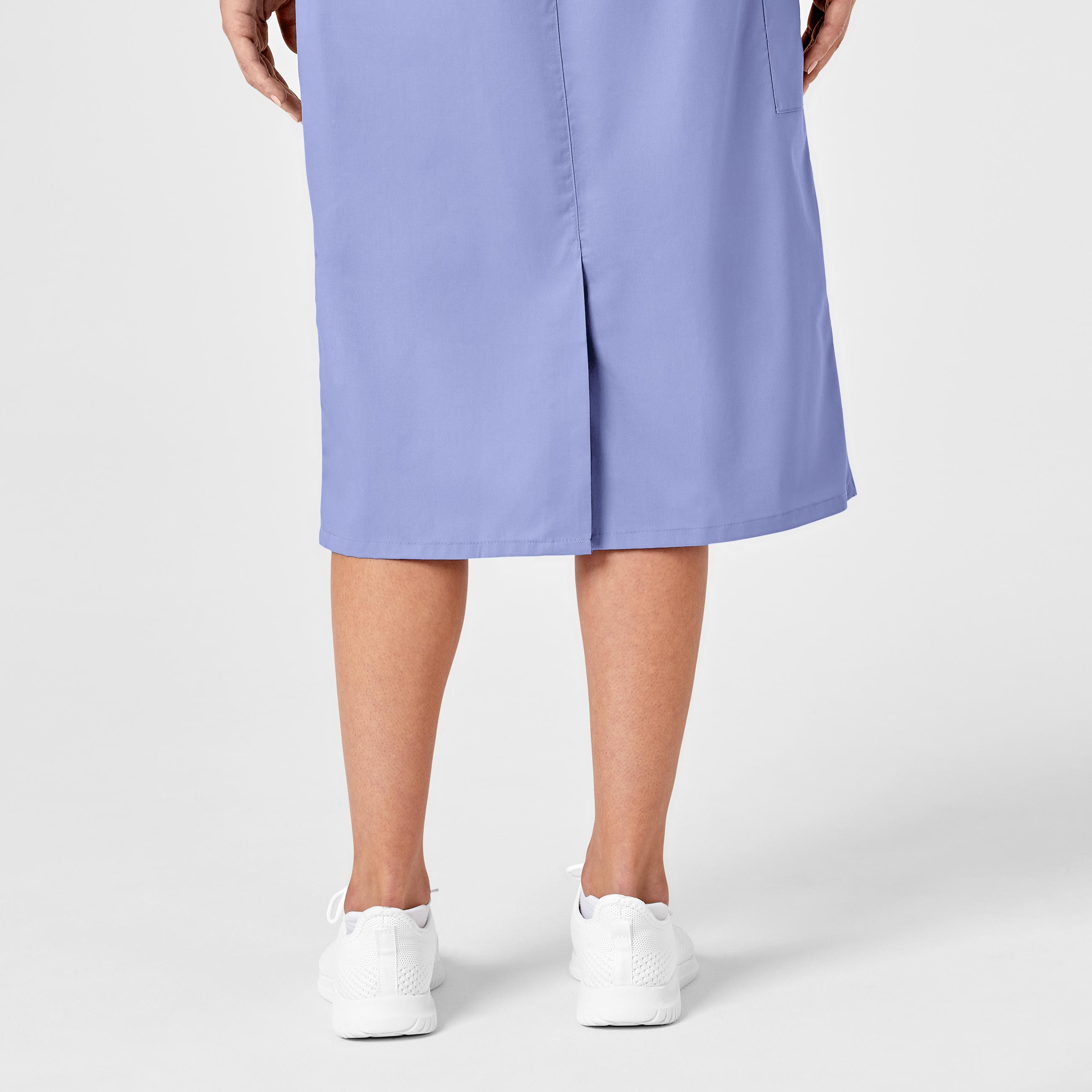 WonderWORK 701 Pull On Cargo Skirt Ceil Blue