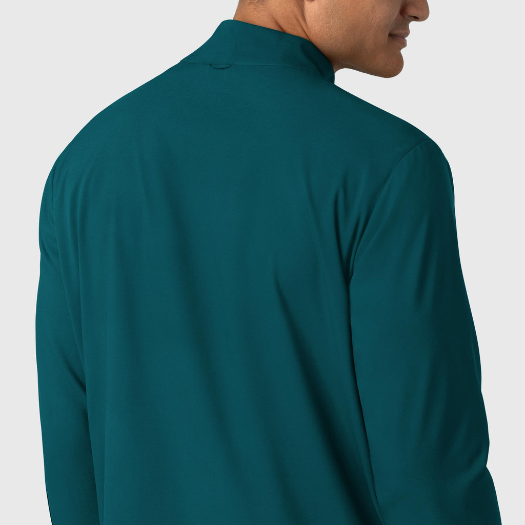 Boundless 8351 Men's Warm Up Scrub Jacket Caribbean